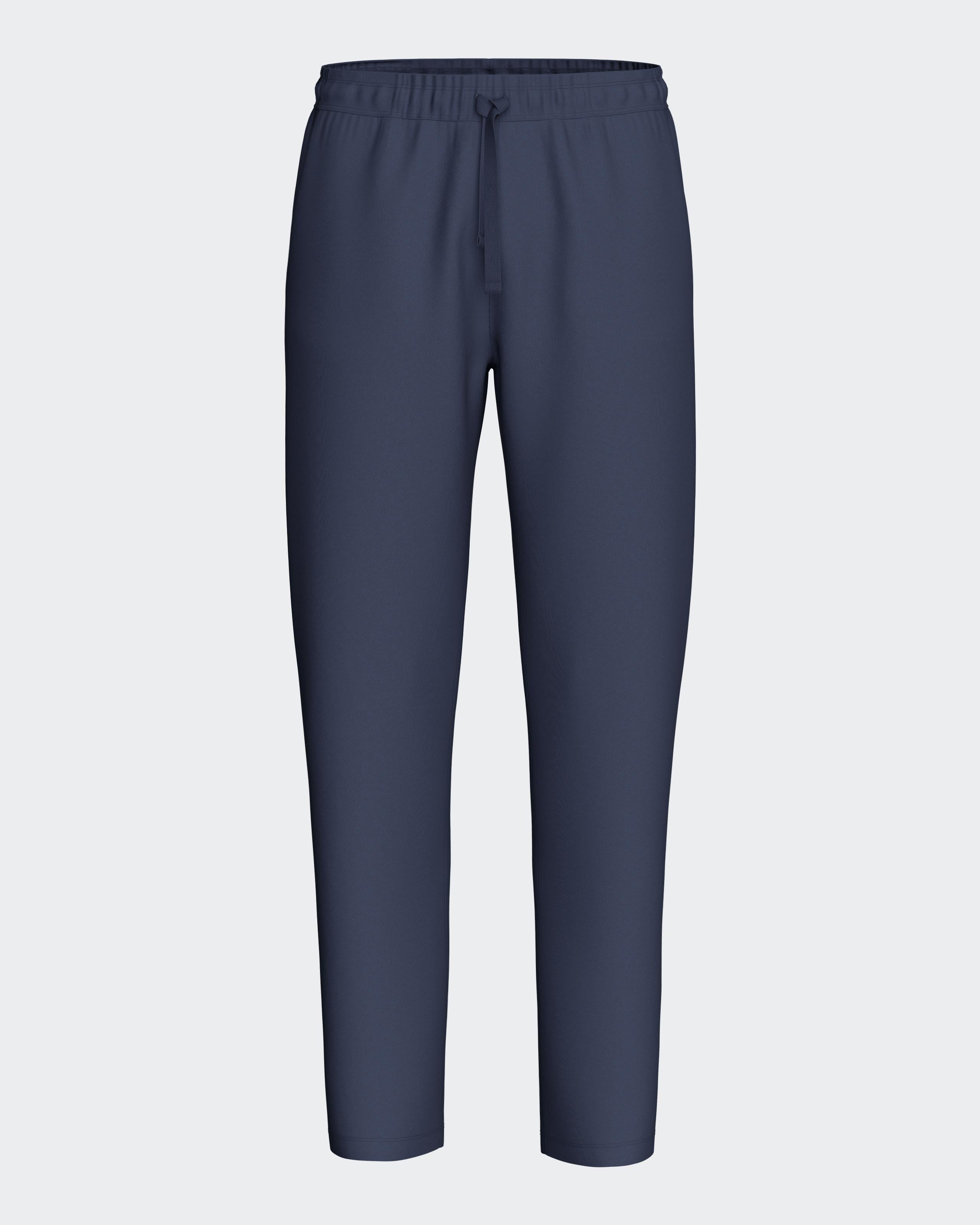 Men's plain trousers in cotton lyocell
