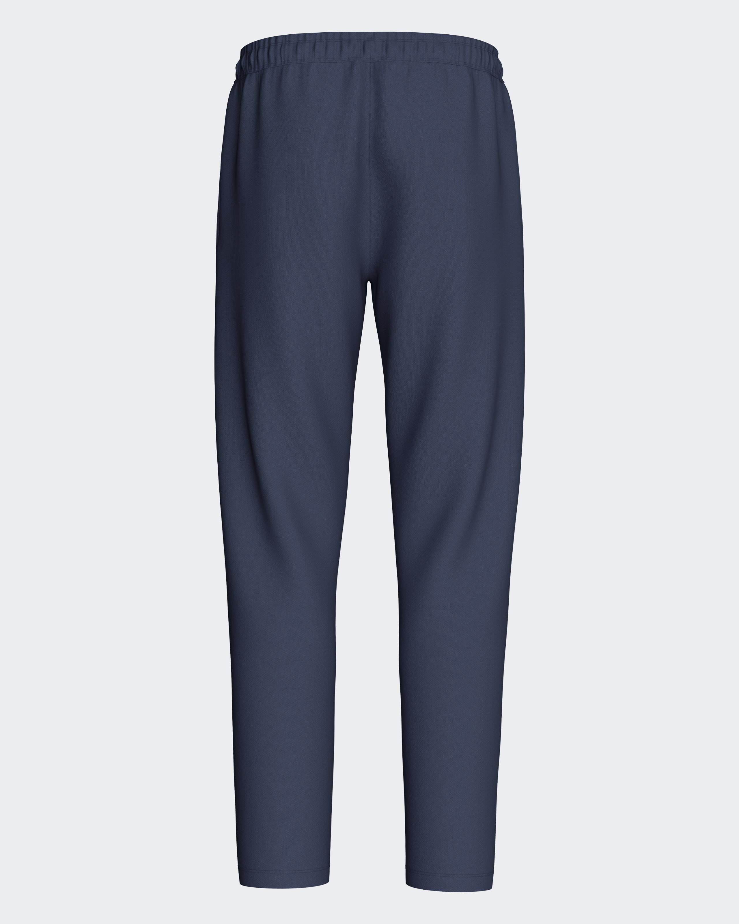 Men's plain trousers in cotton lyocell
