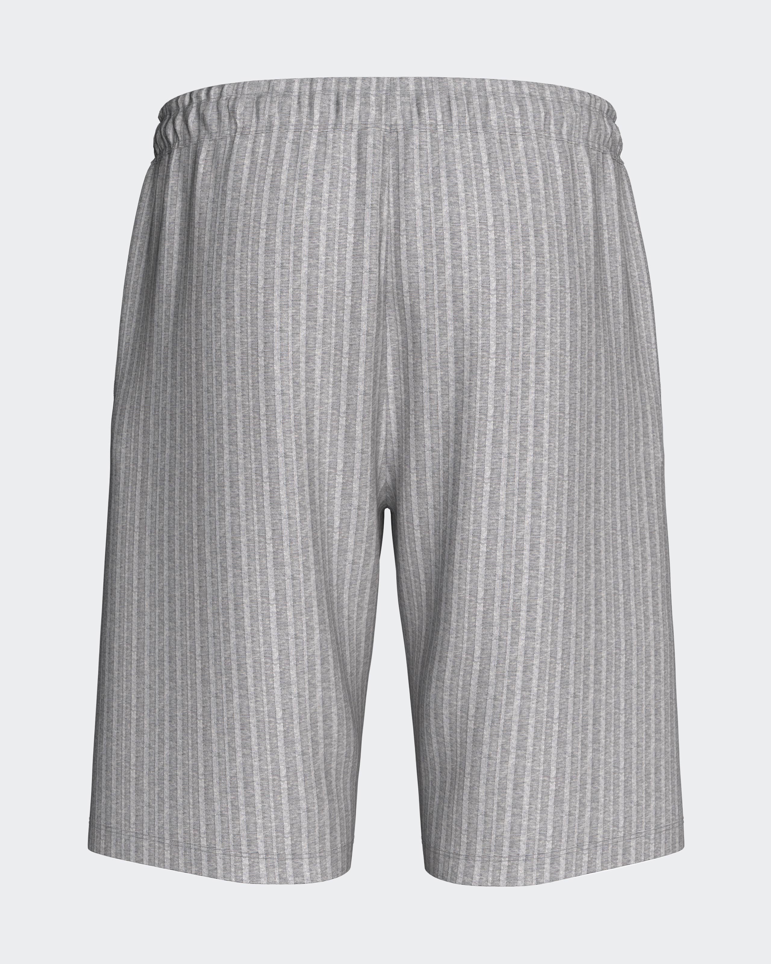 Plain men's shorts in cotton polyamide