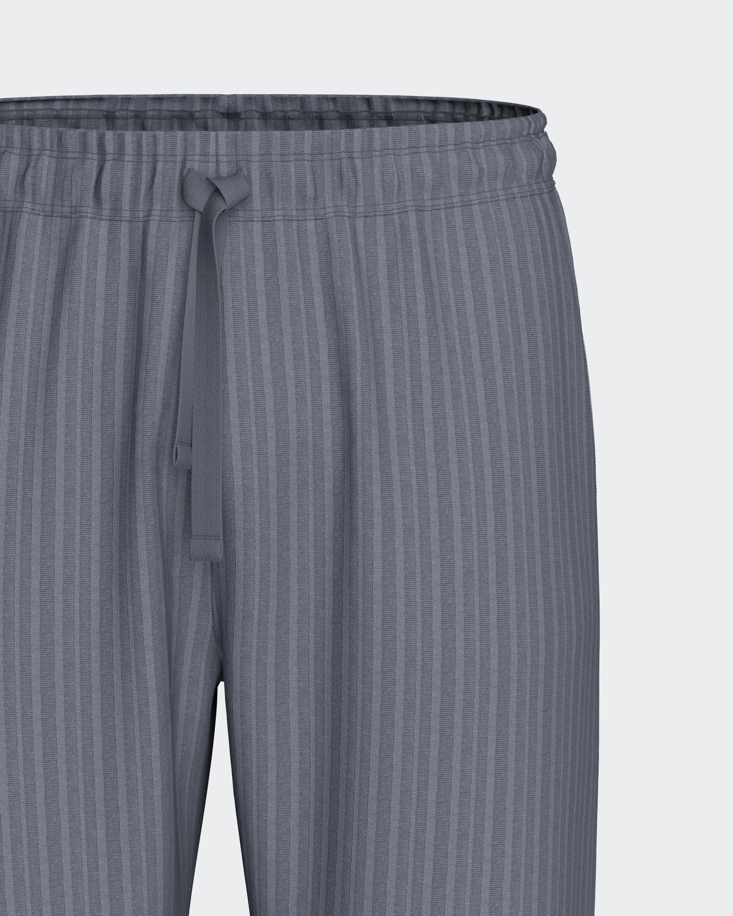 Men's plain trousers in cotton lyocell