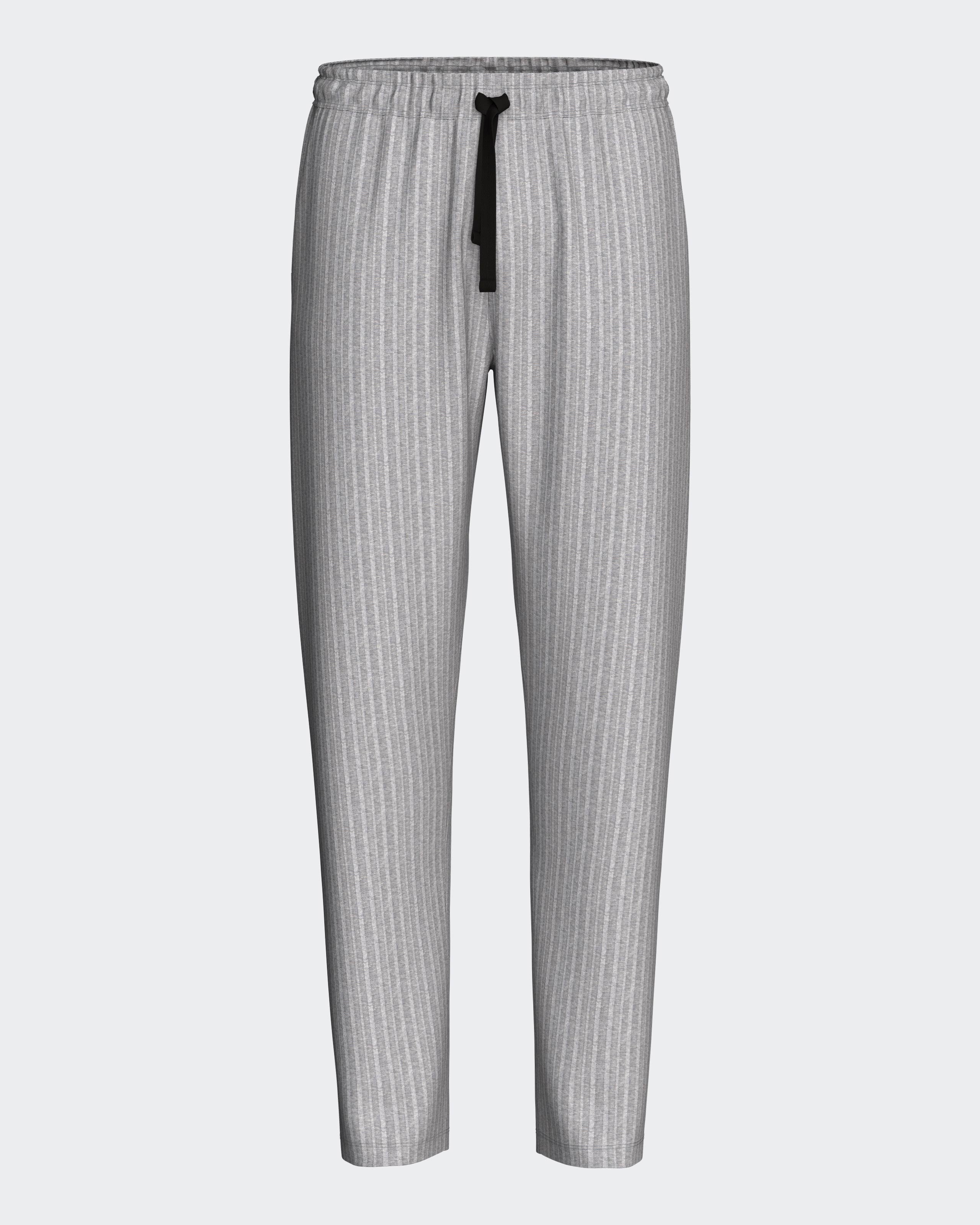 Men's plain trousers in cotton lyocell