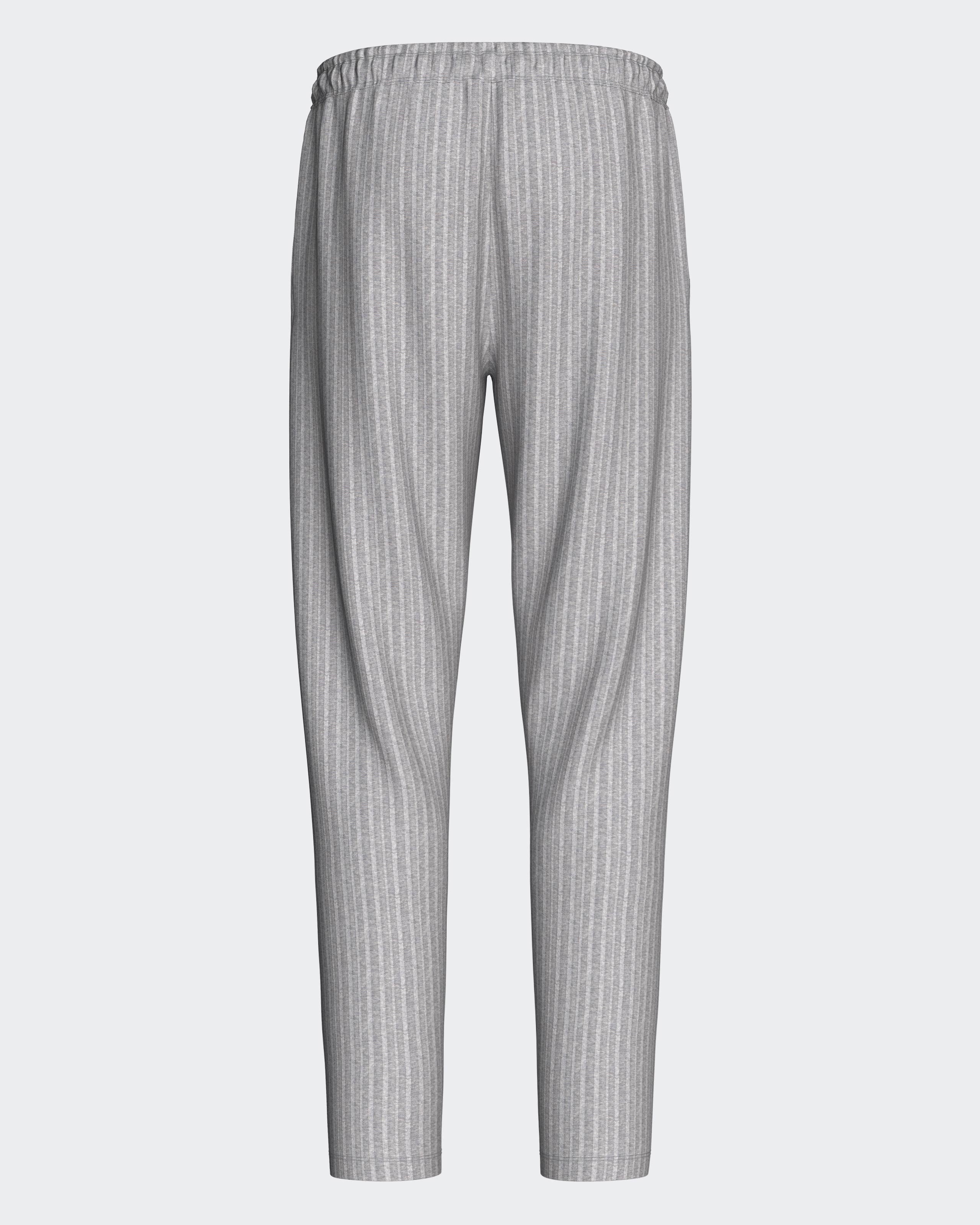 Men's plain trousers in cotton lyocell