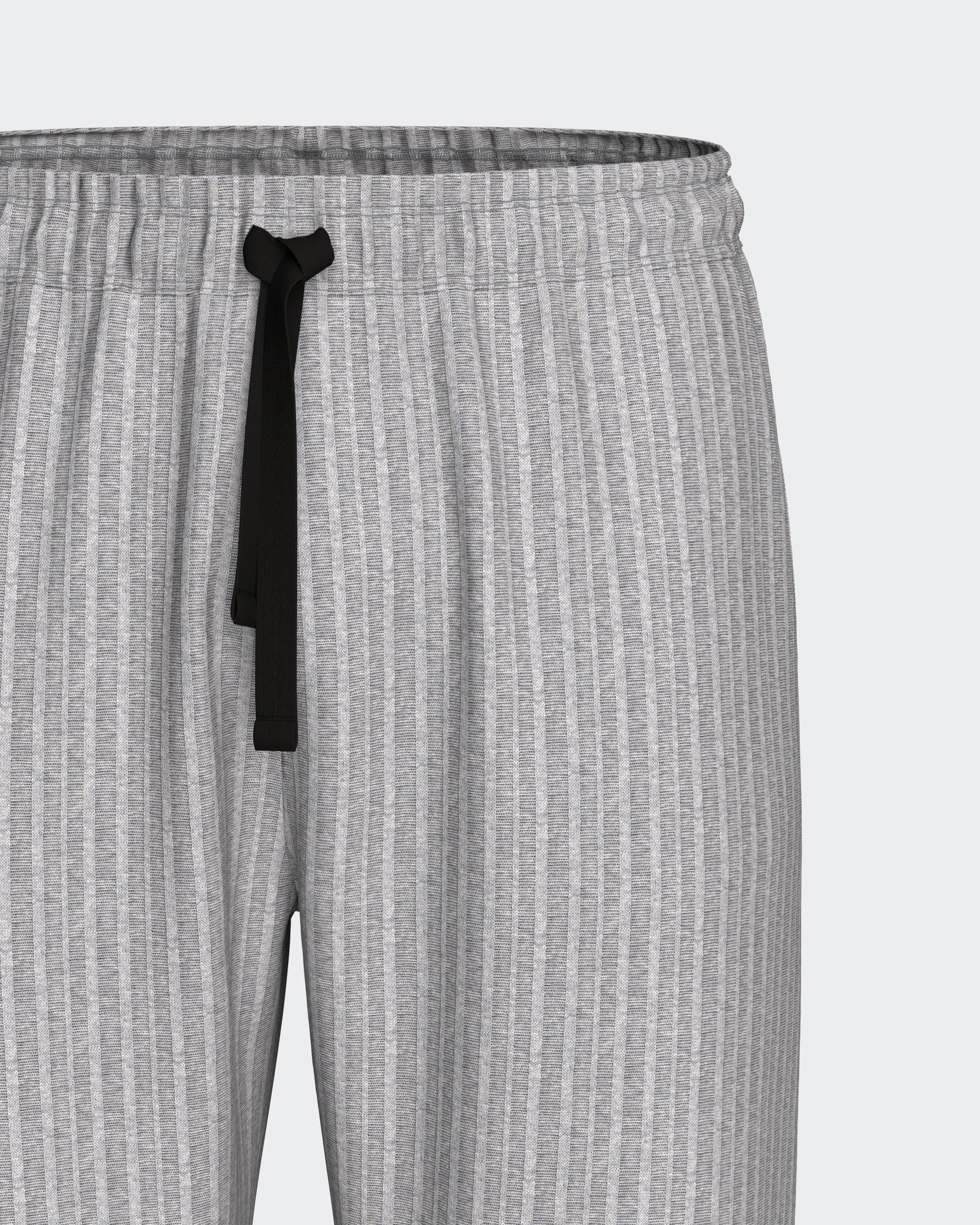 Men's plain trousers in cotton lyocell