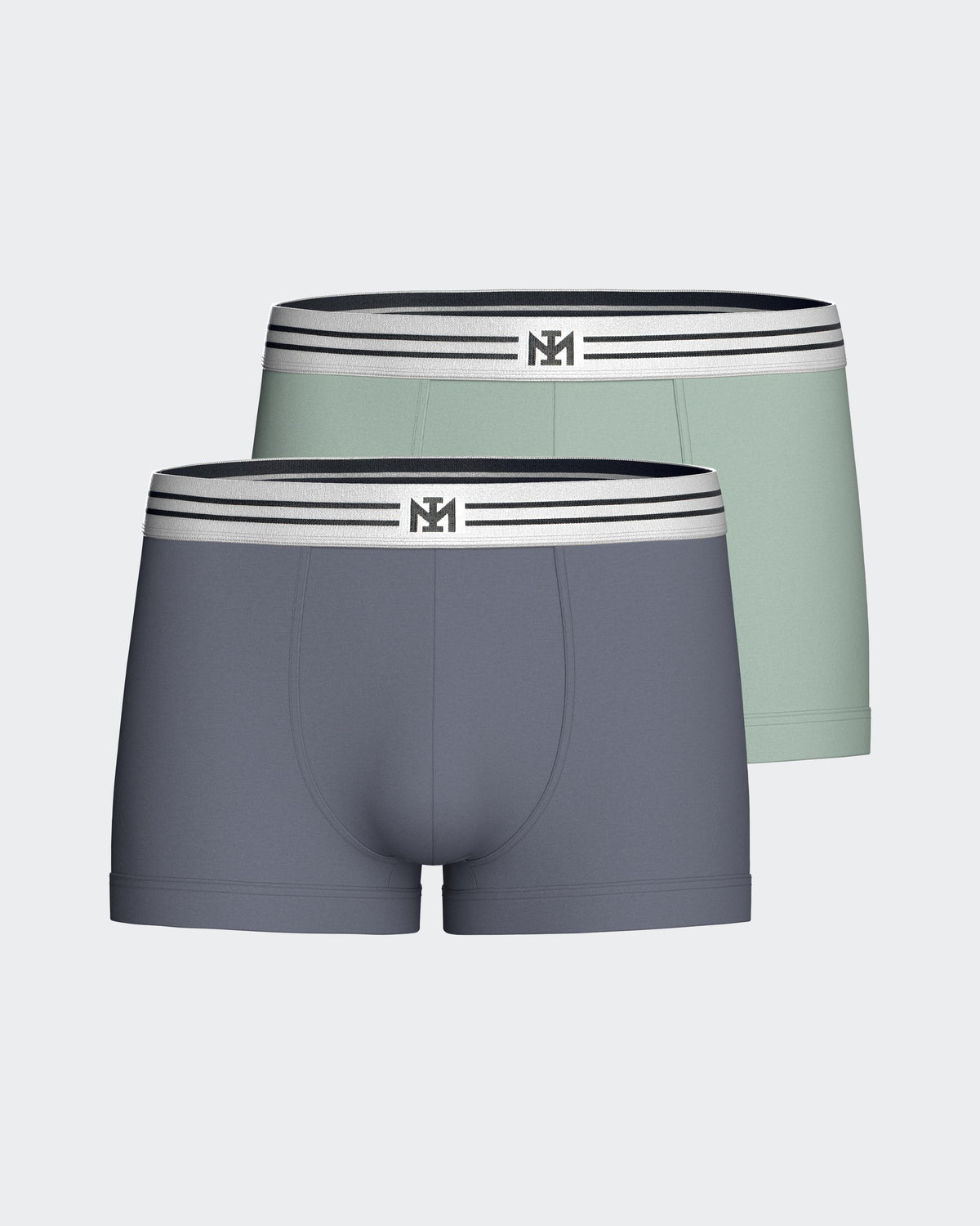 Pack de Boxers lisos en Algodón