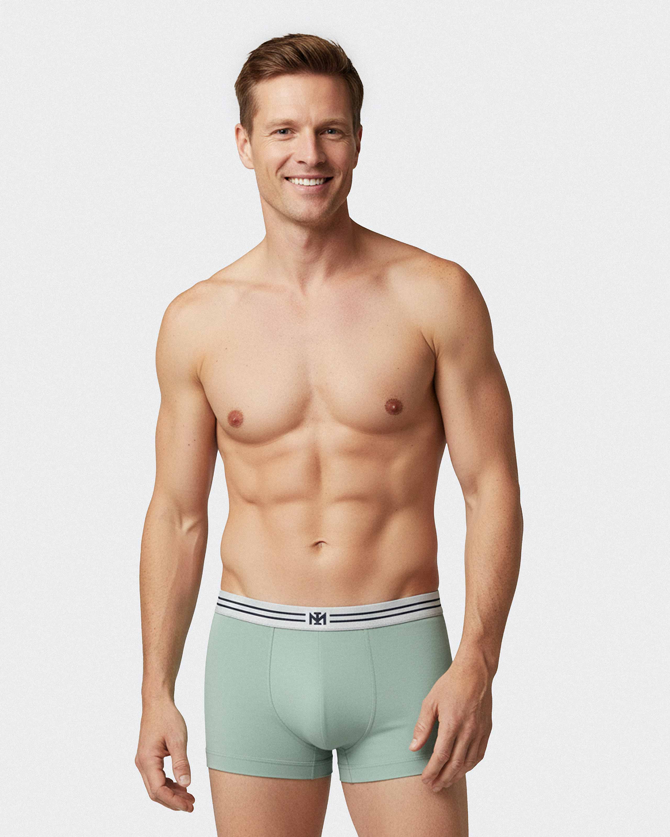 Pack de Boxers lisos en Algodón