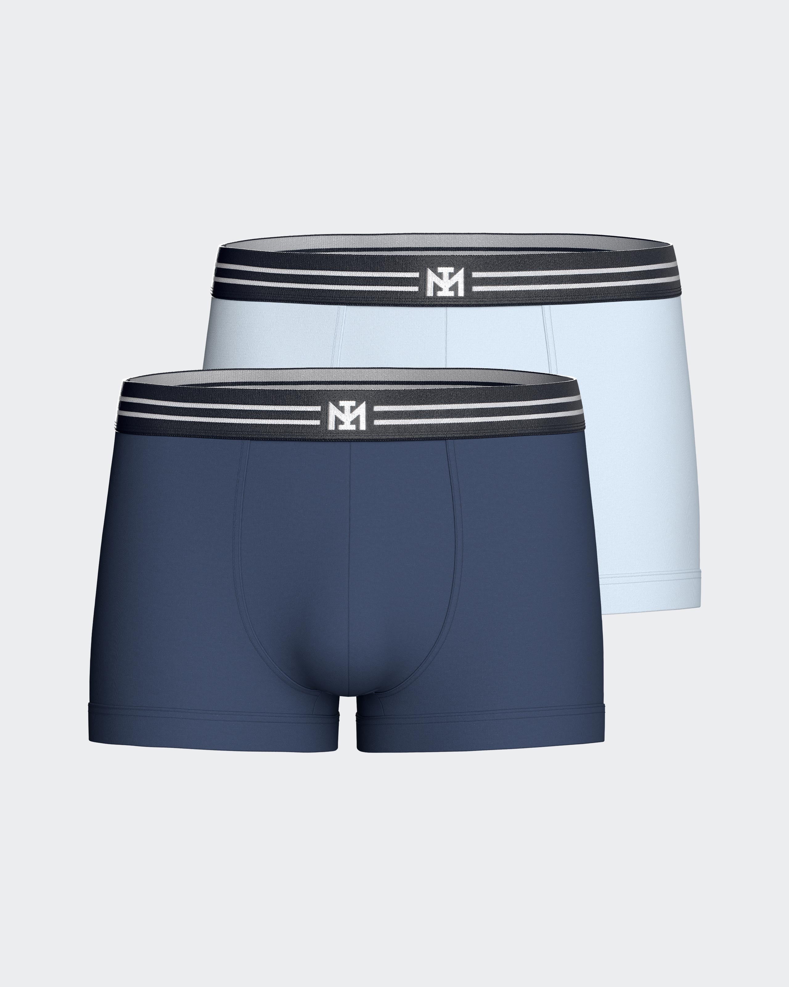 Pack de Boxers lisos en Algodón