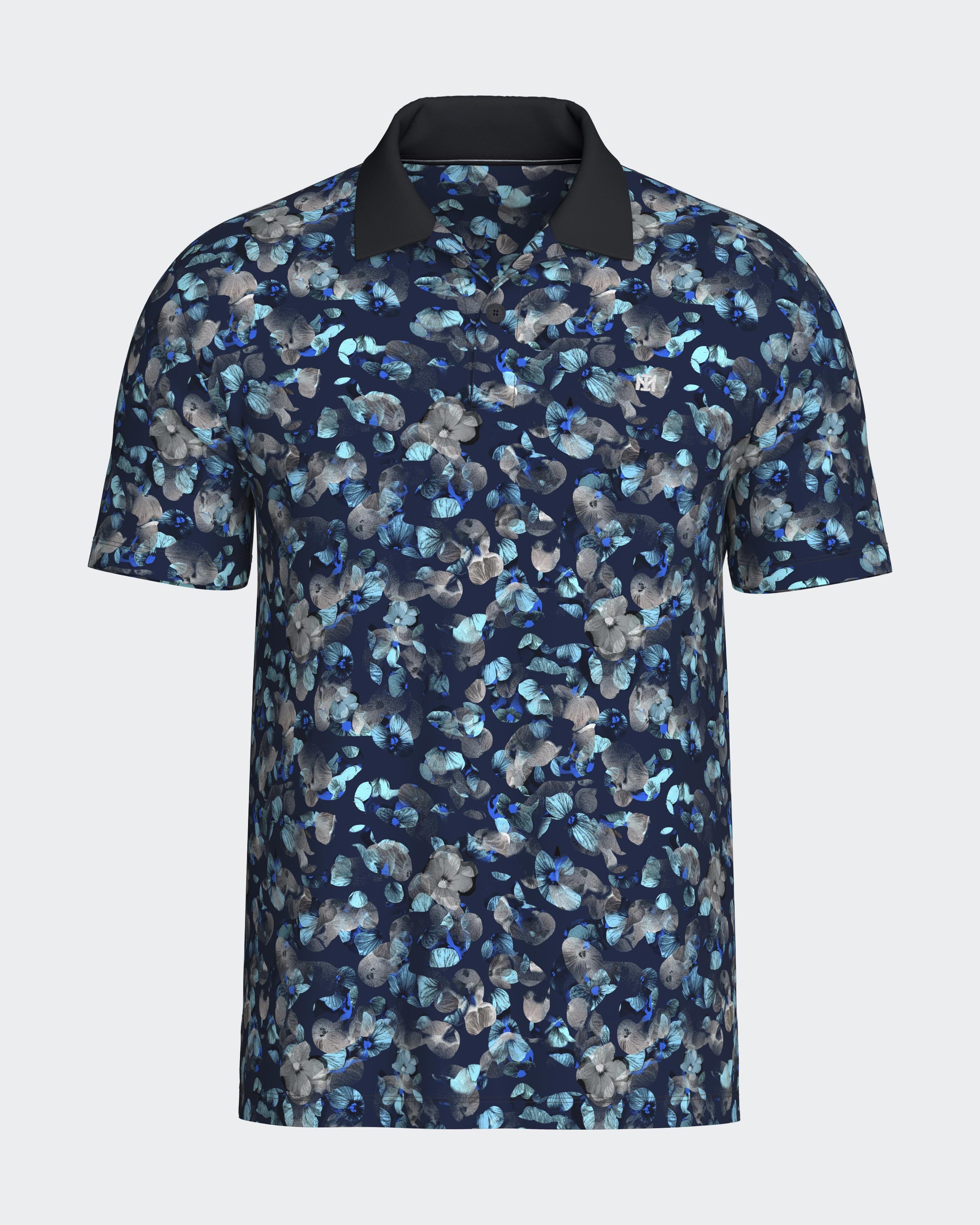 Polo avec imprimé floral