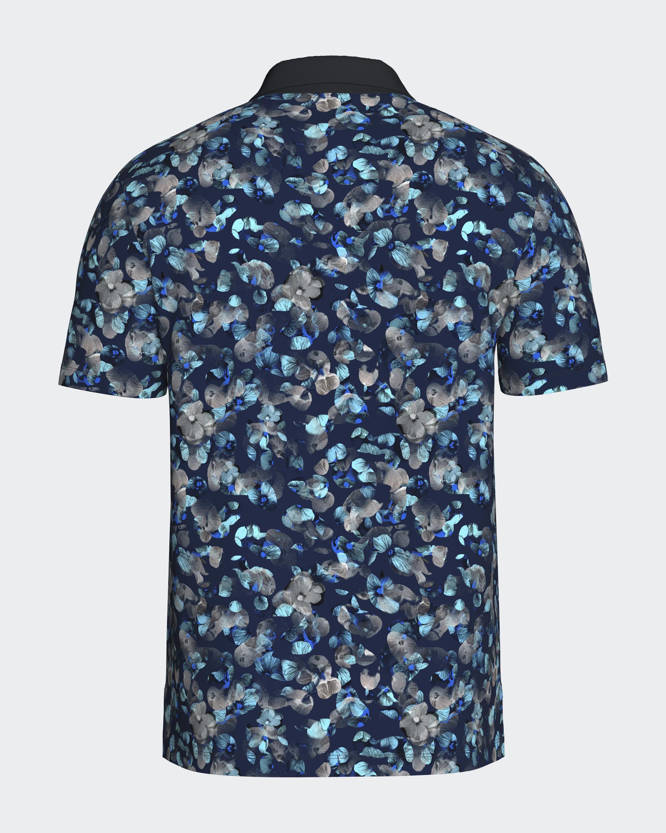 Polo estampado com flores