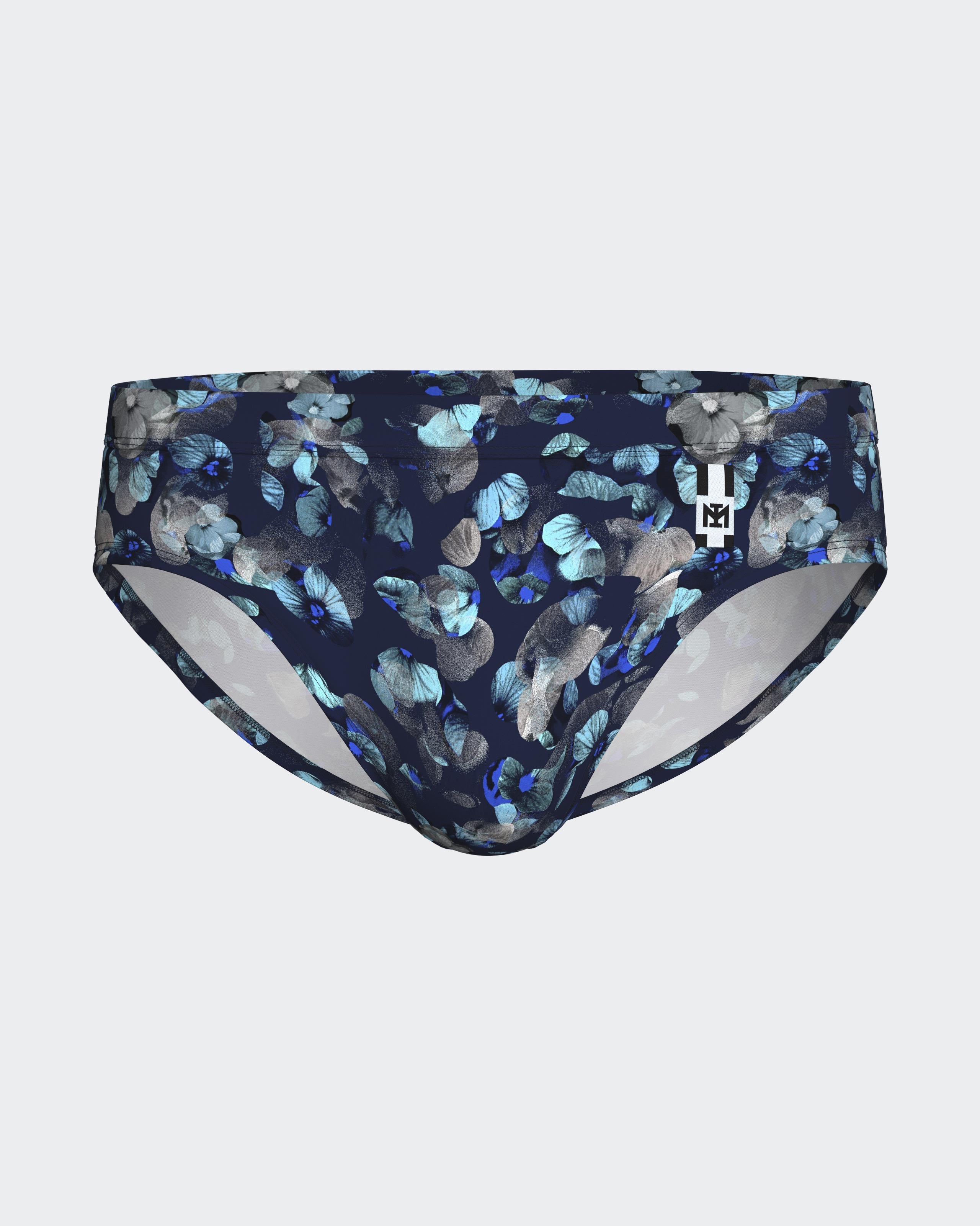 Badehose mit Blumenmuster