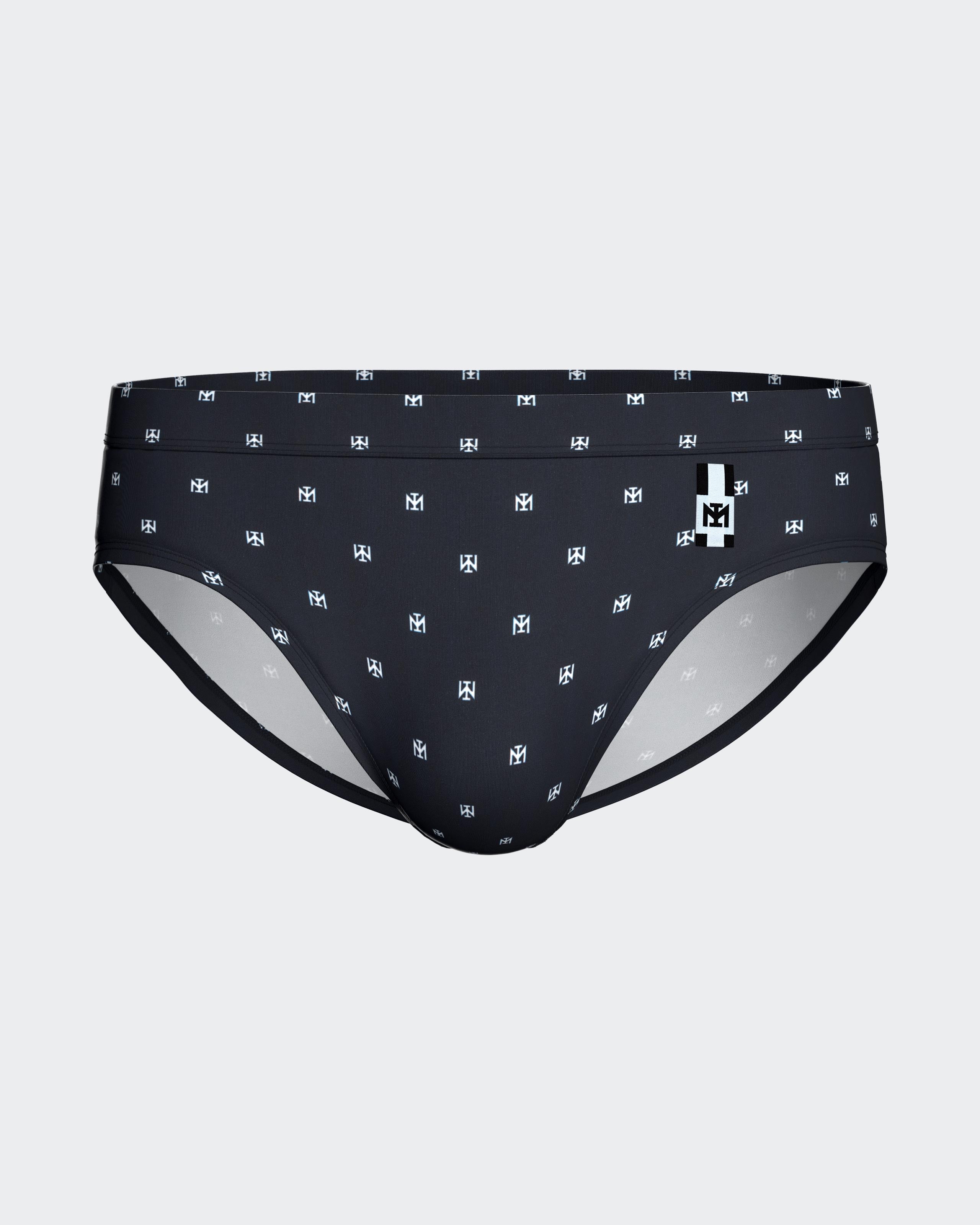 Slip de bain avec micro-motif