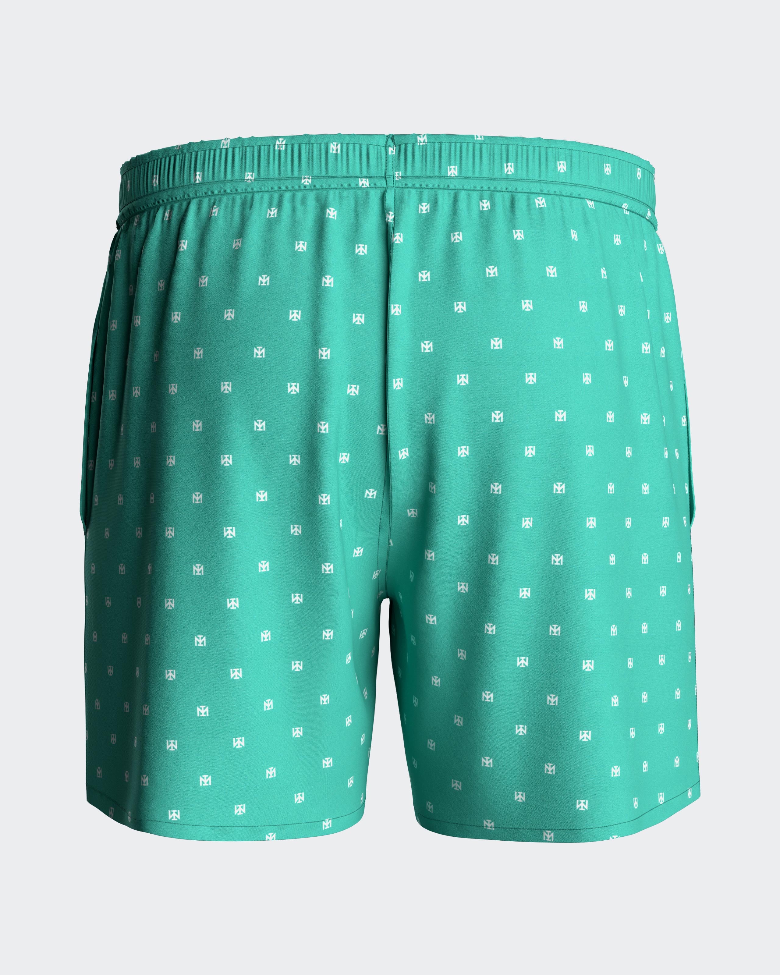 Swimming shorts with micromotif