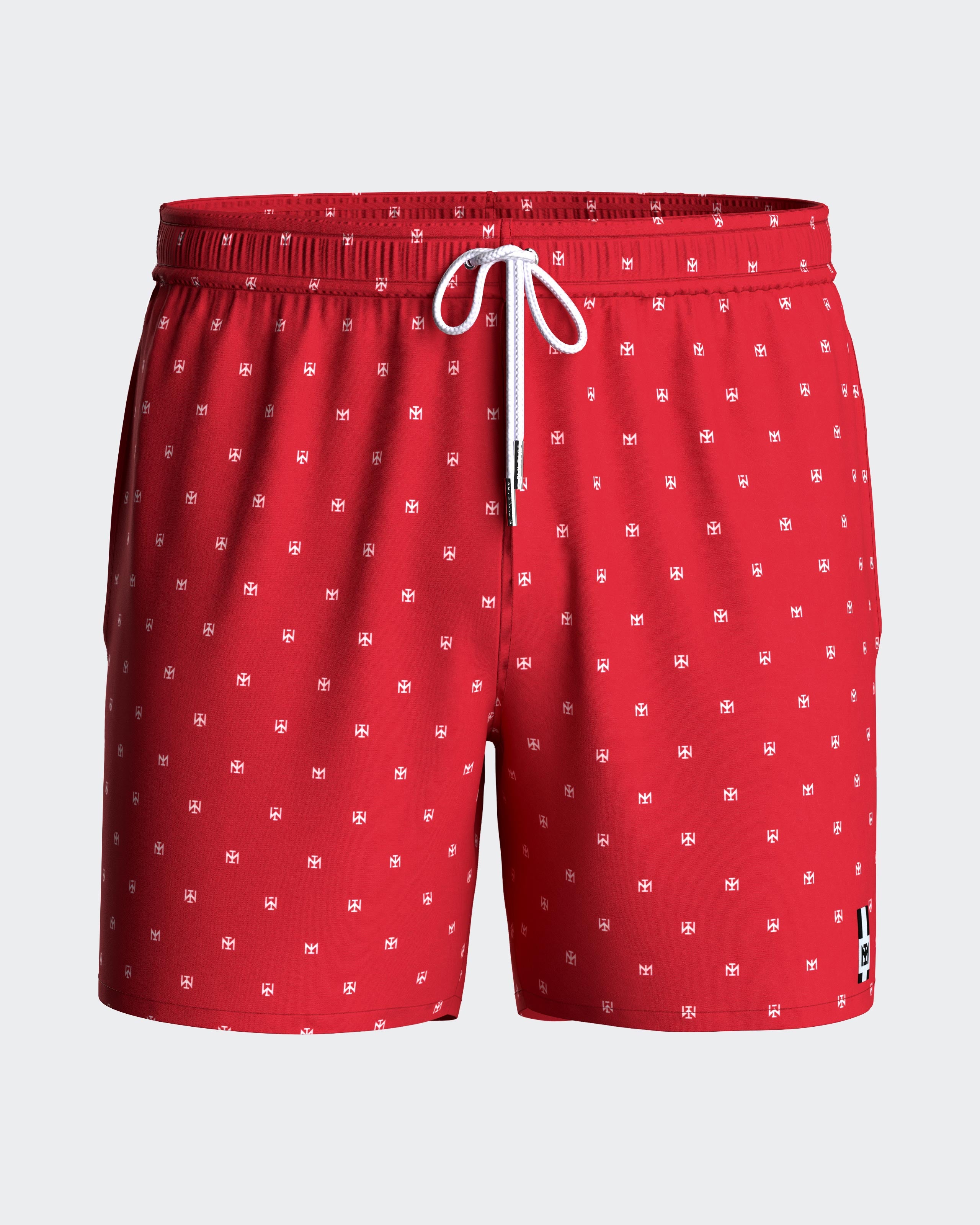 Swimming shorts with micromotif