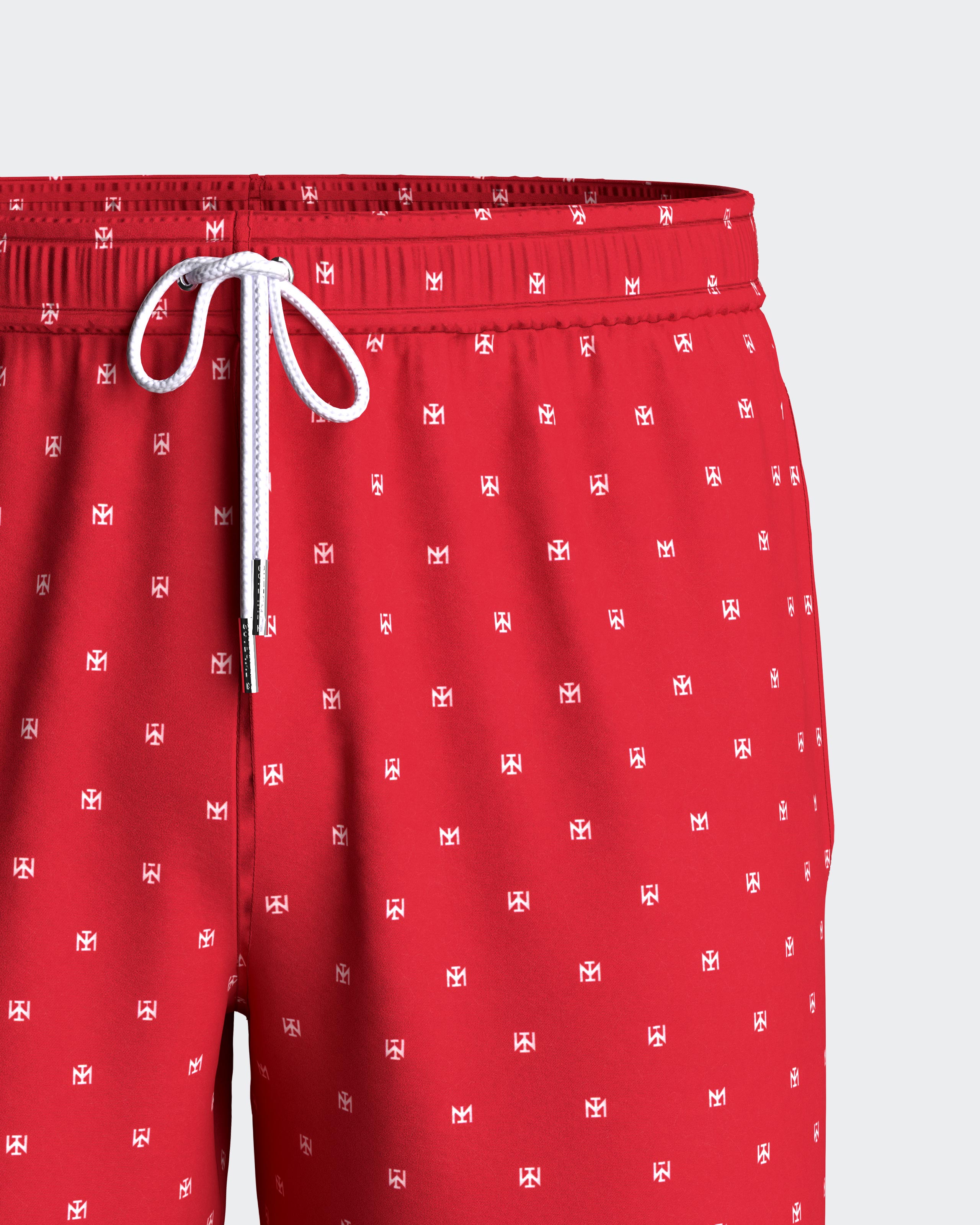 Swimming shorts with micromotif