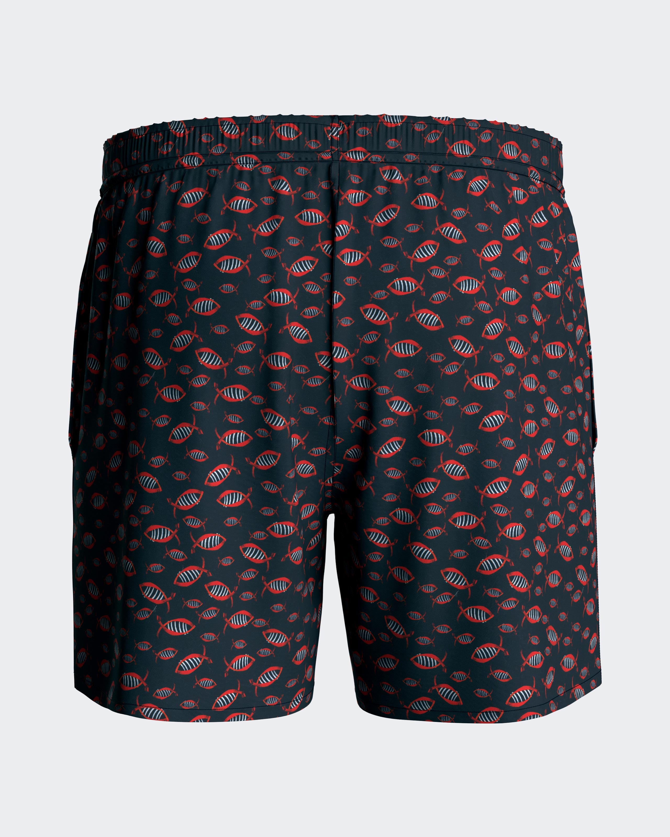 Swimming shorts with micromotif