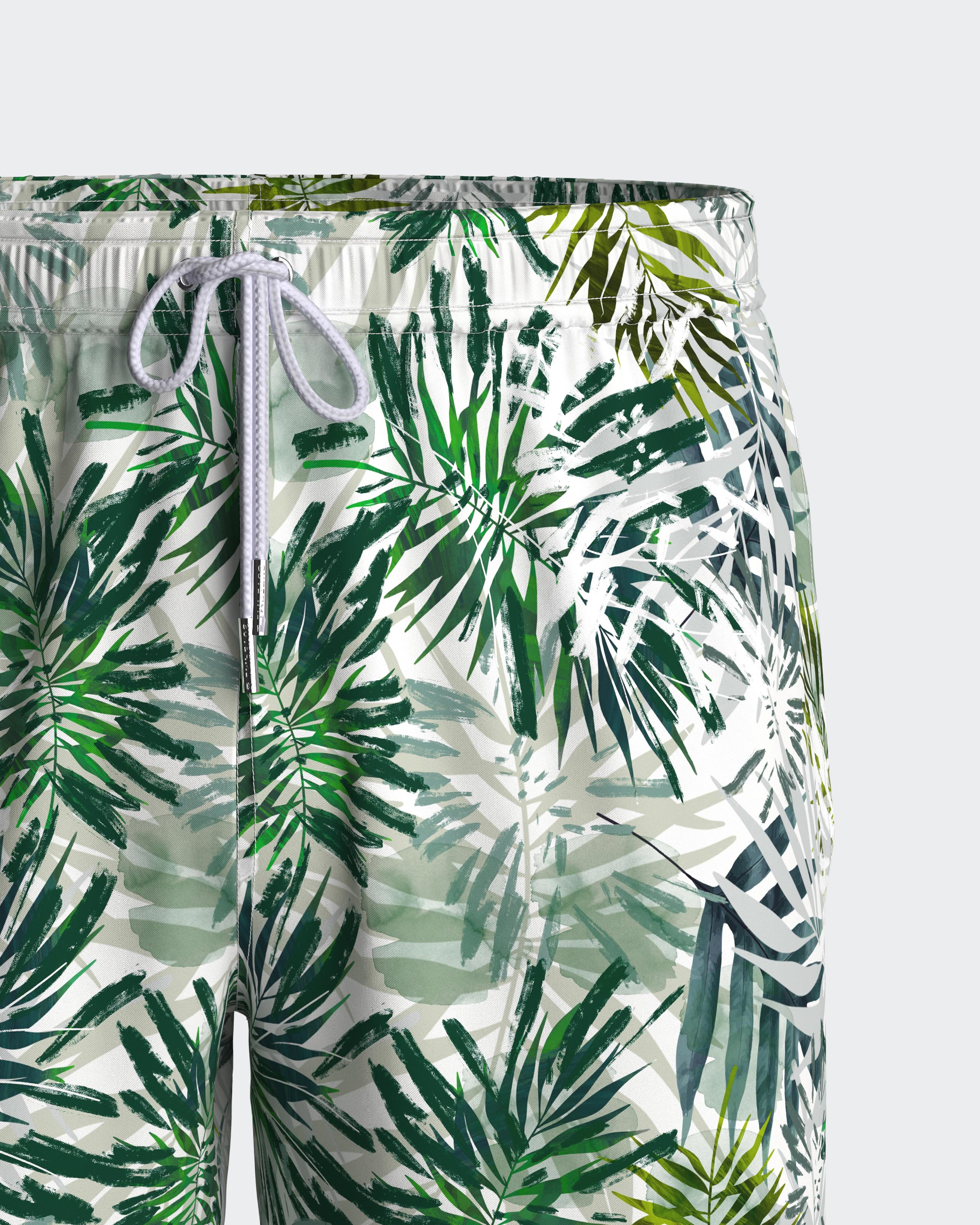 Swimming shorts with micromotif