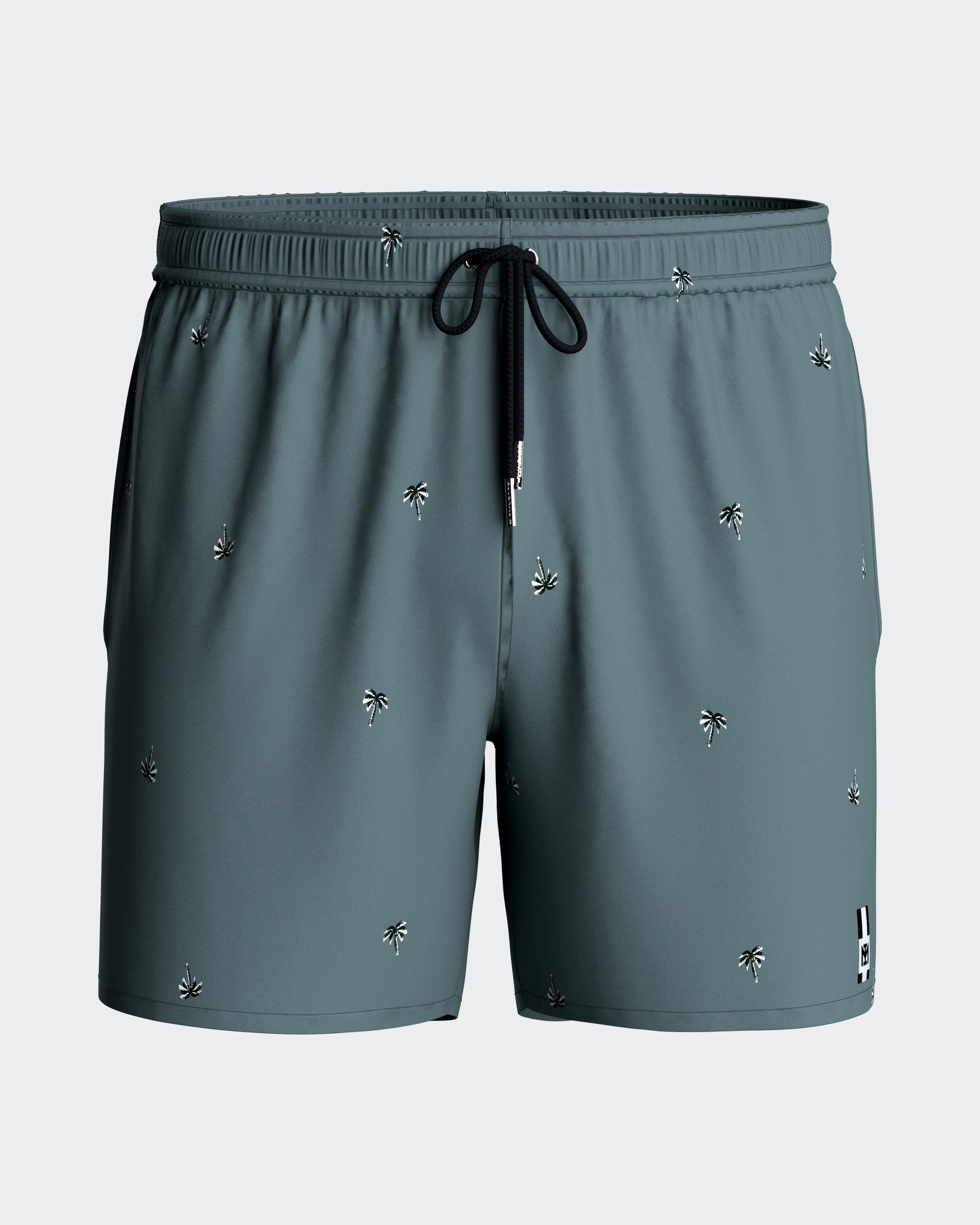 Short de bain avec micro-motif
