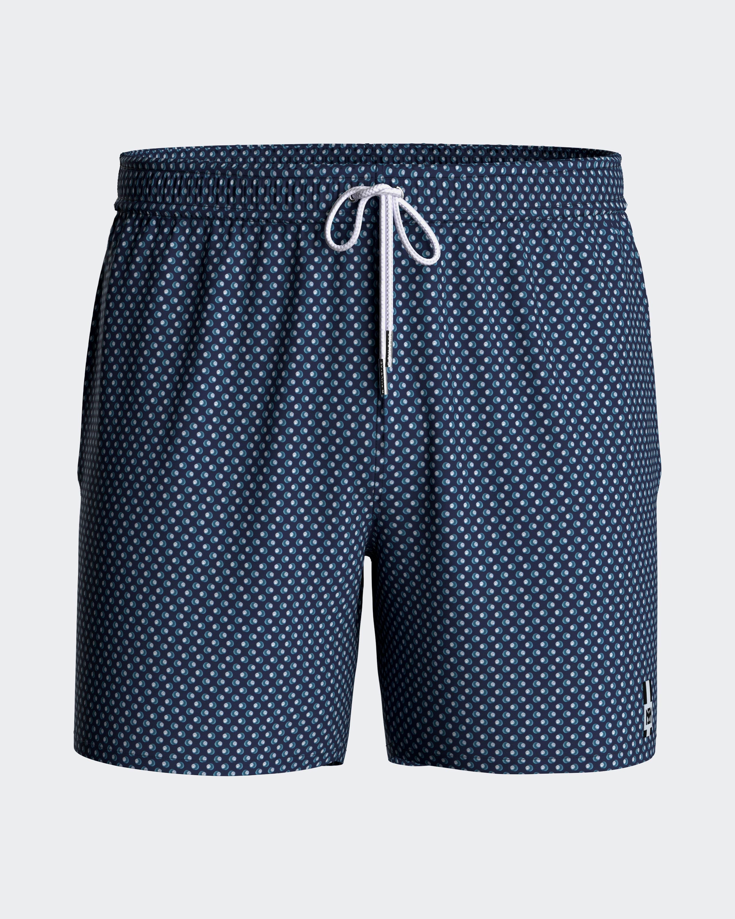 Short de bain avec micro-motif