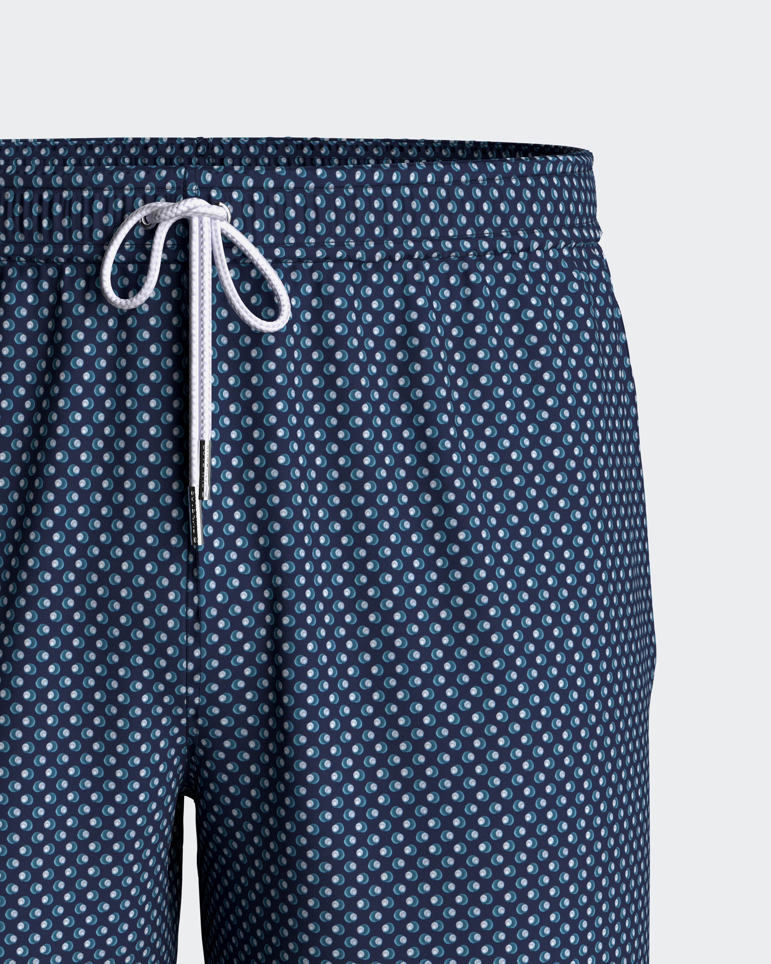 Swimming shorts with micromotif