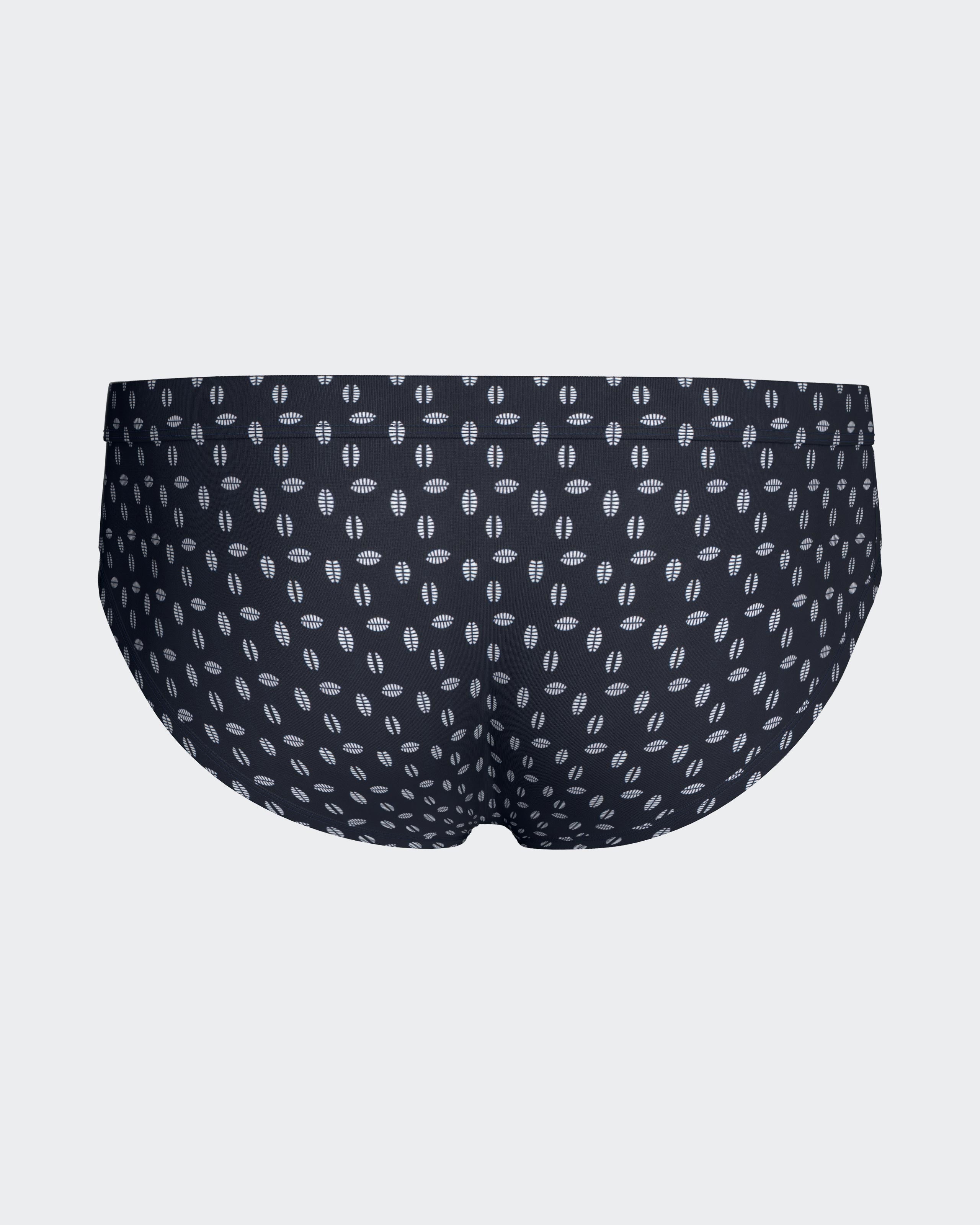 Slip de bain avec micro-motif