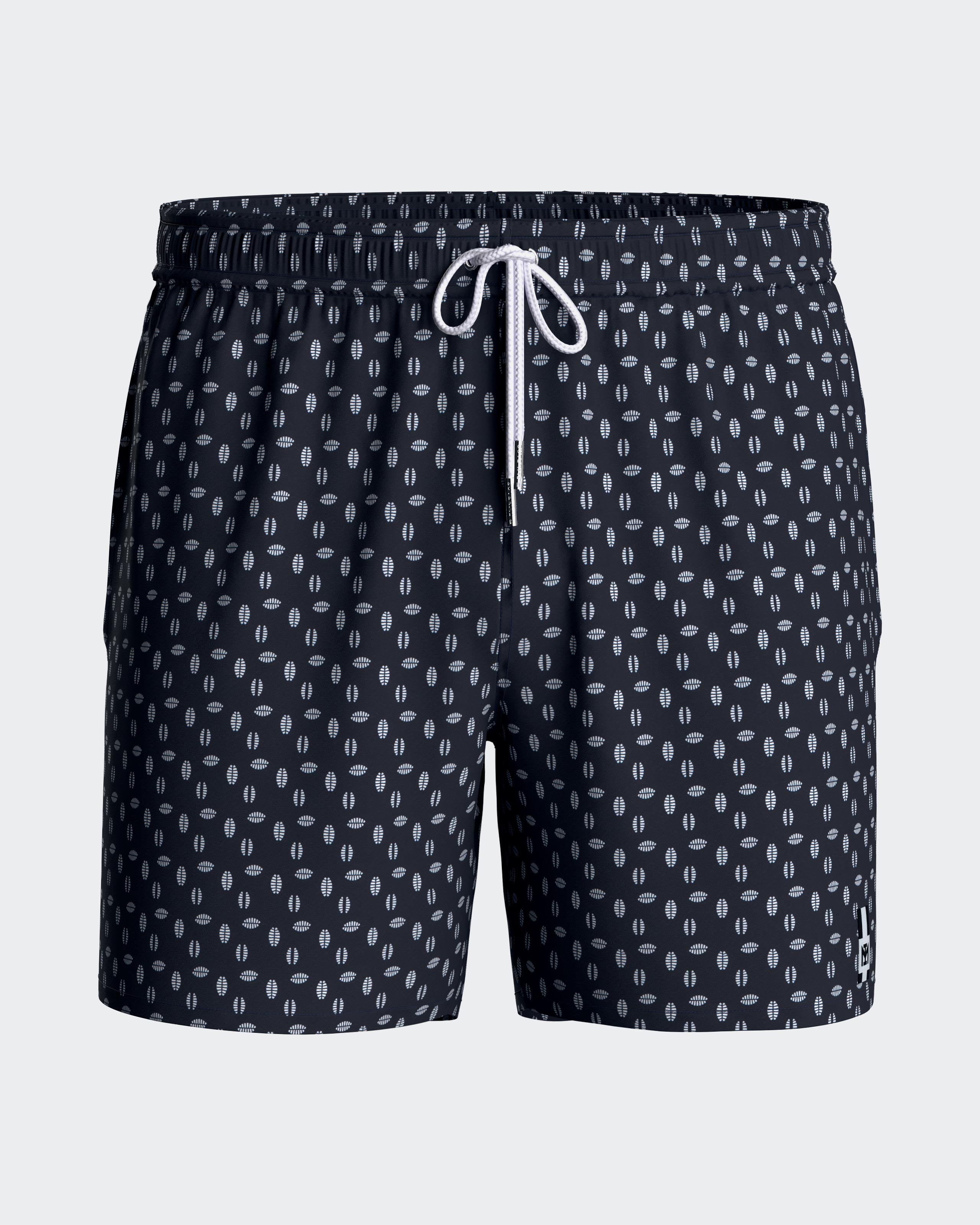 Short de bain avec micro-motif