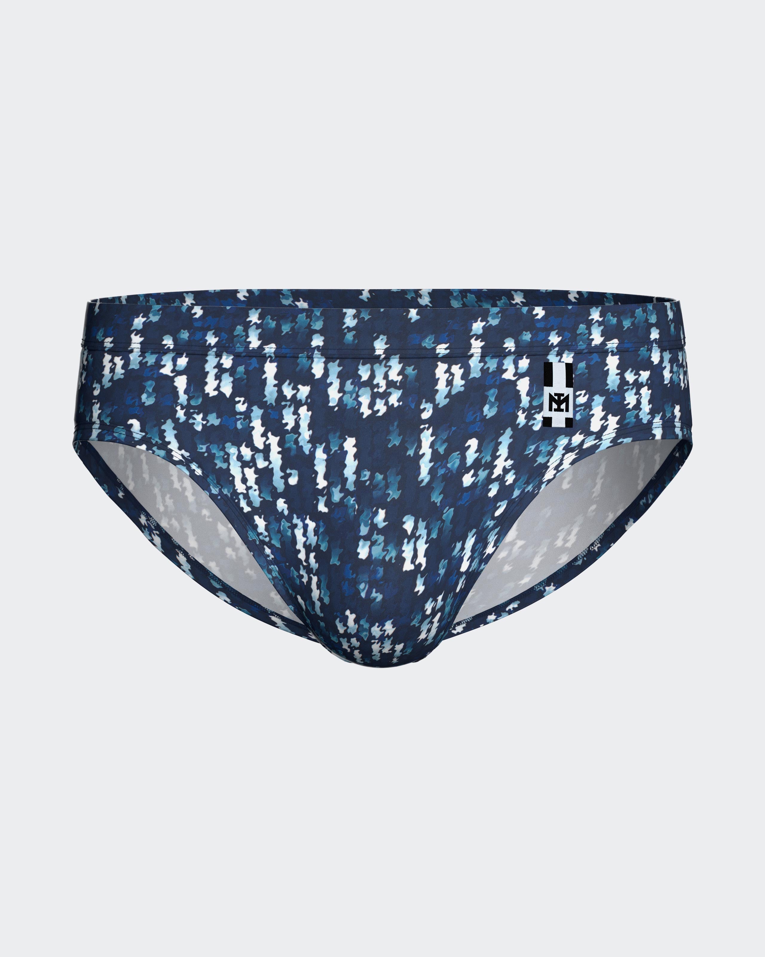 Slip de bain avec micro-motif