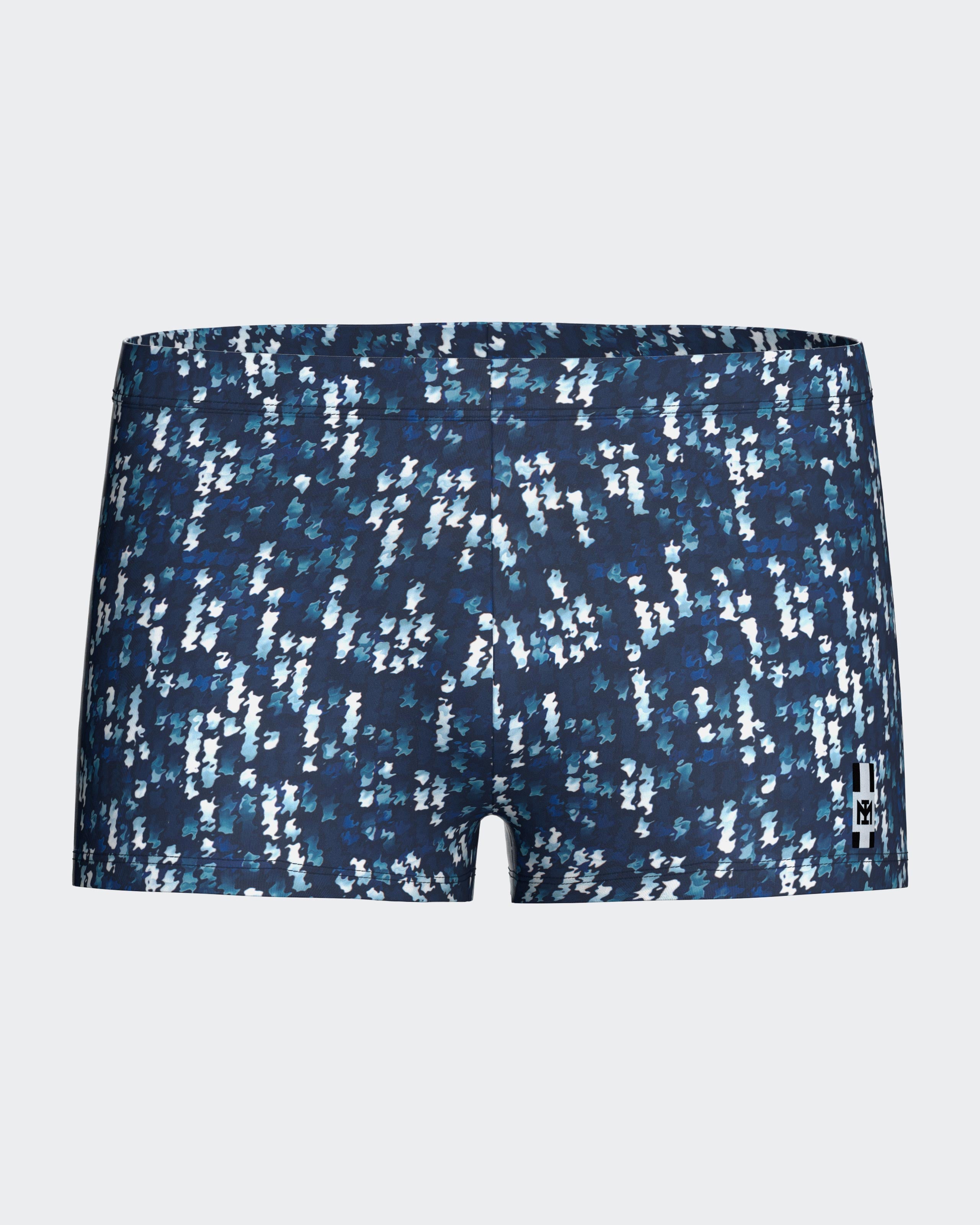 Short de bain avec micro-motif
