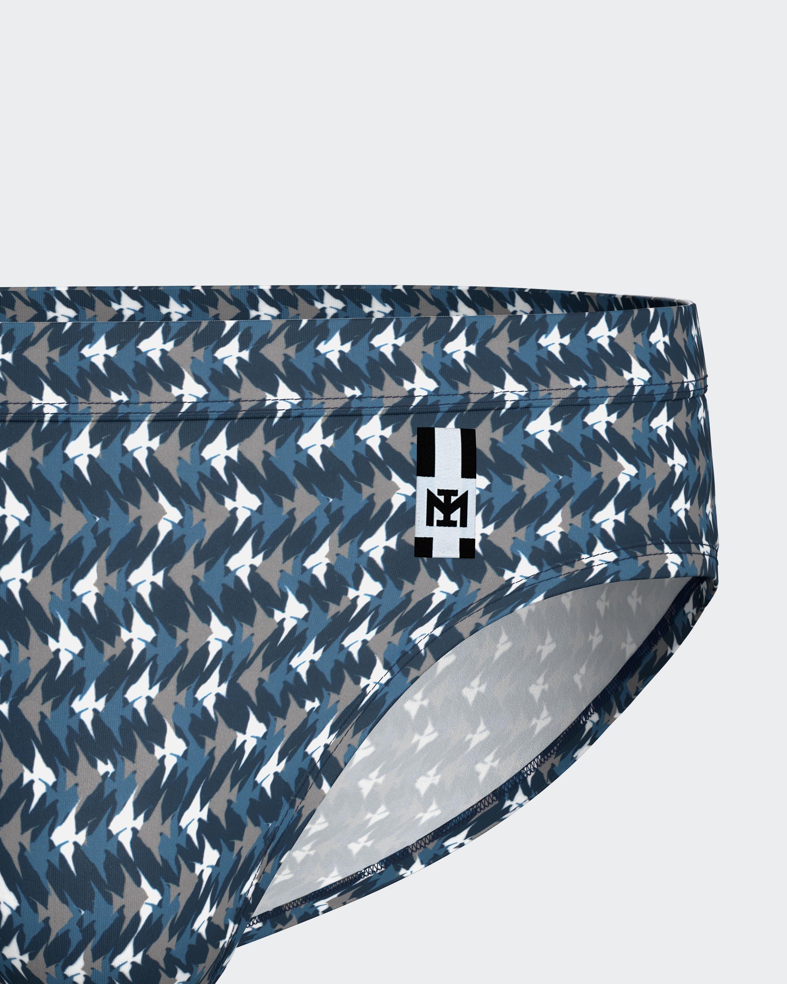 Badehose mit feinem Muster
