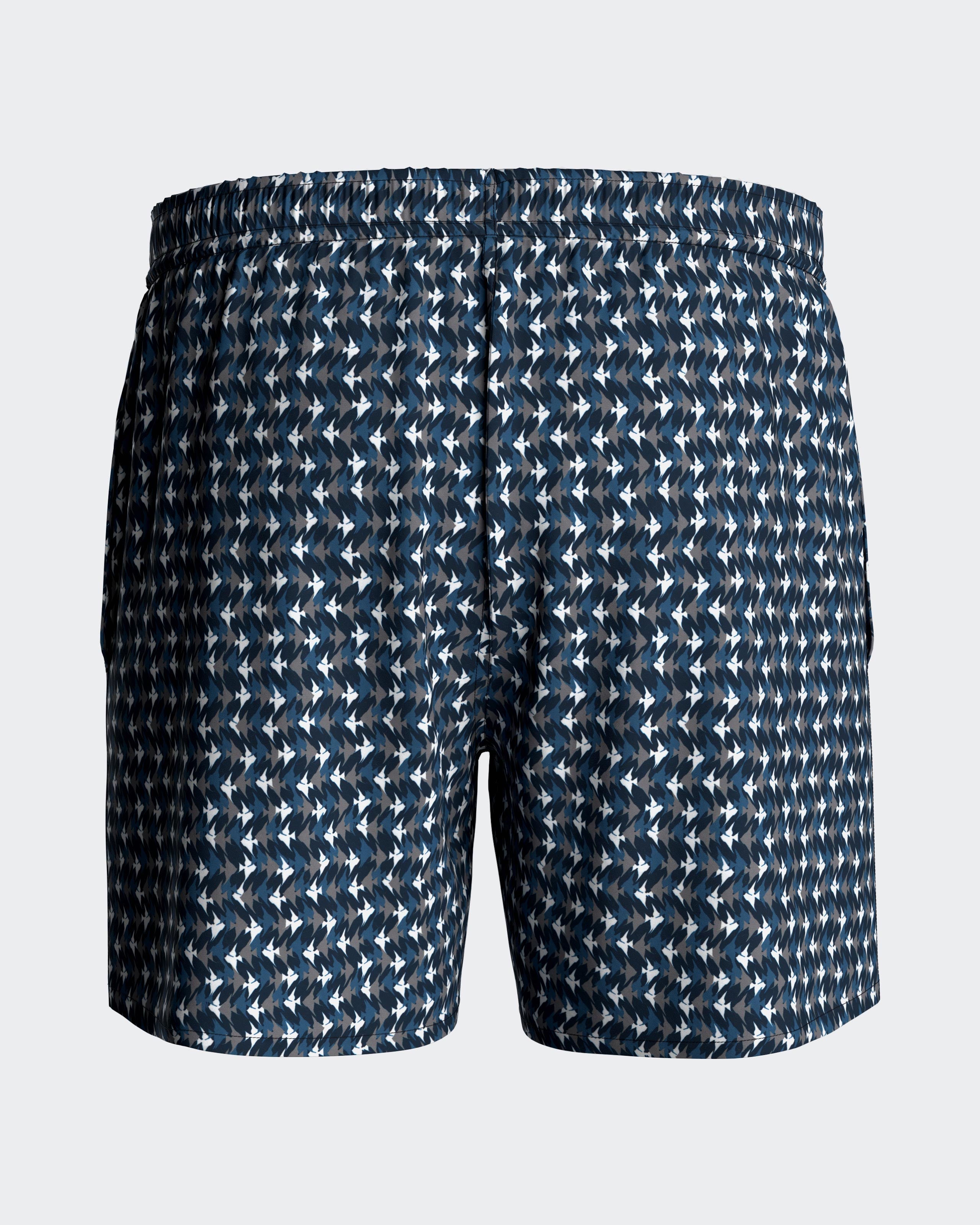 Short de bain avec micro-motif