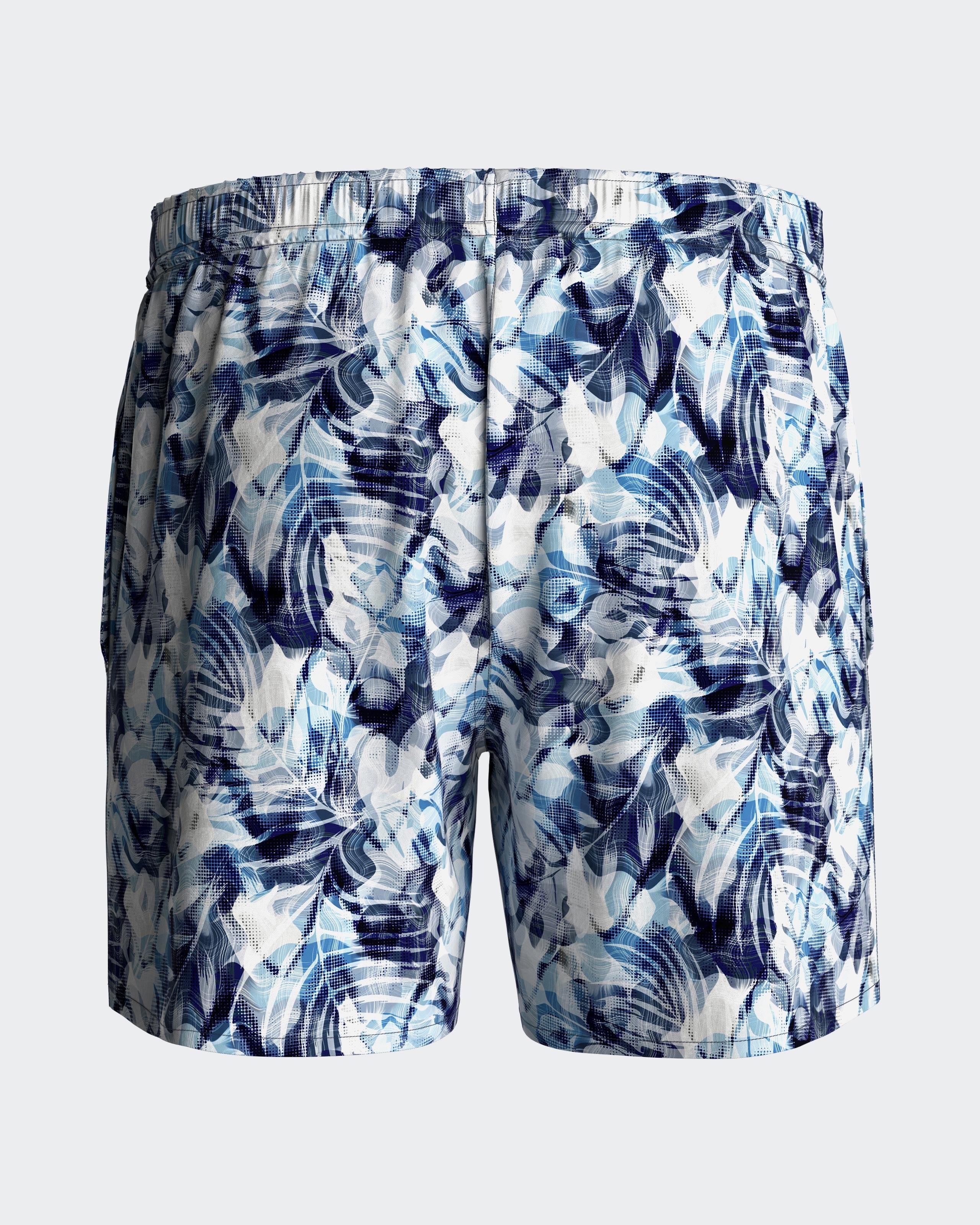 Short de bain court avec imprimé