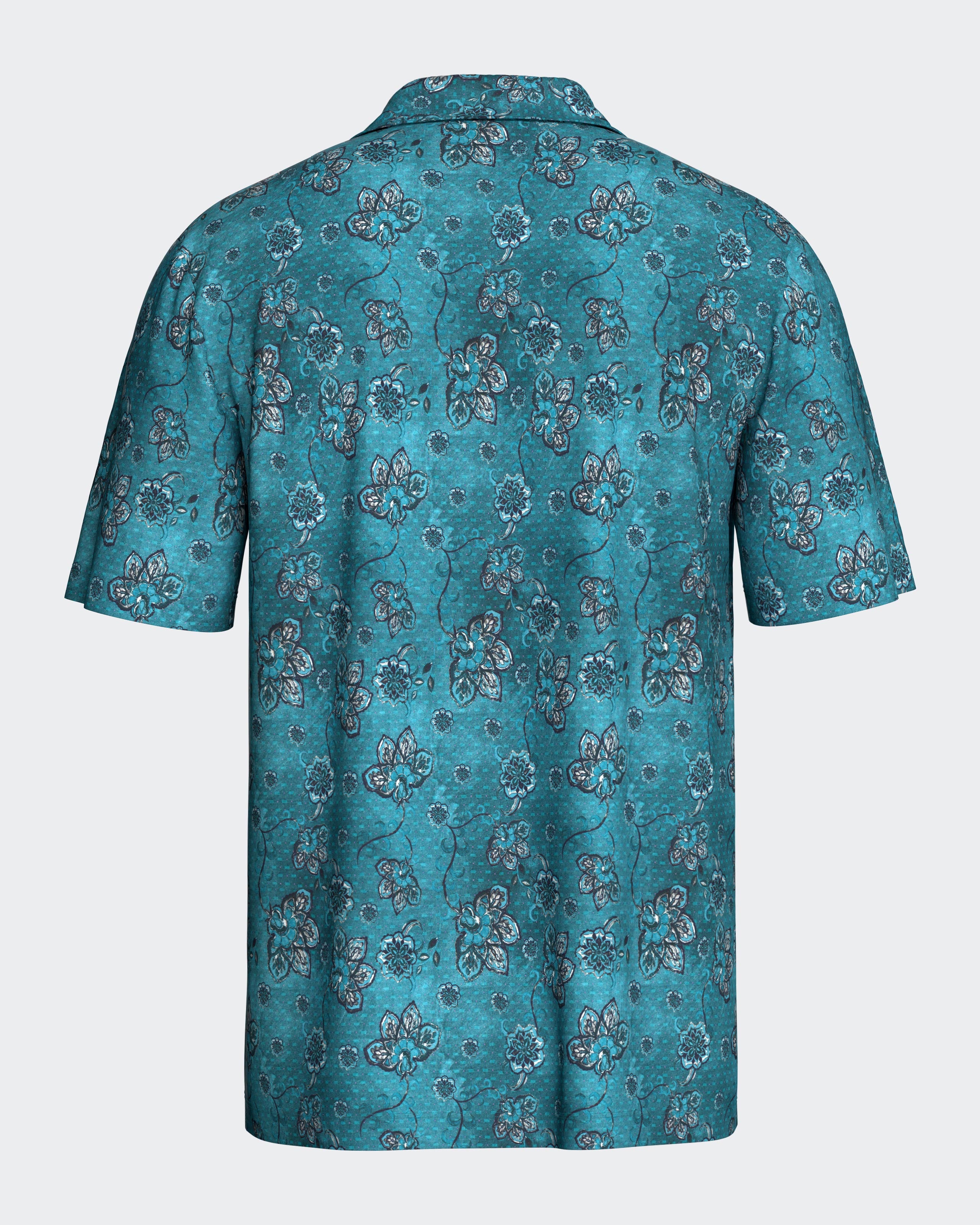 Pijama curto de homem com botões em Lyocell