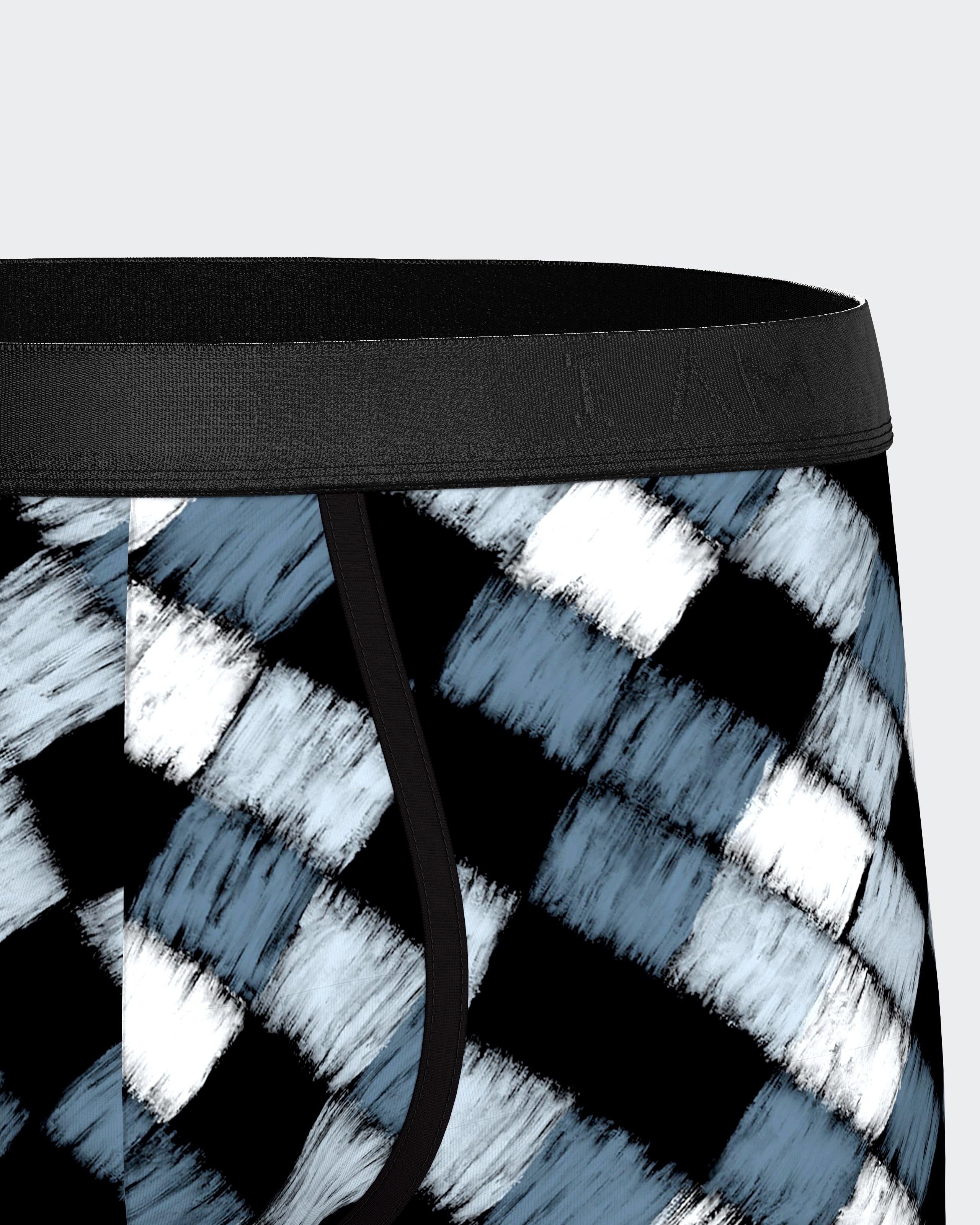 Men's printed boxer in Lyocell