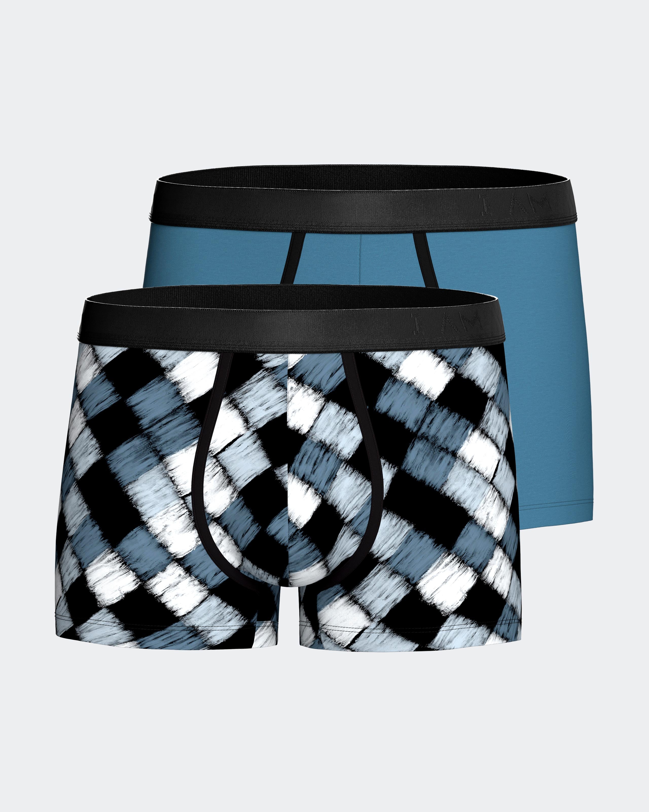 Pack 2 Boxers de homem em Lyocell