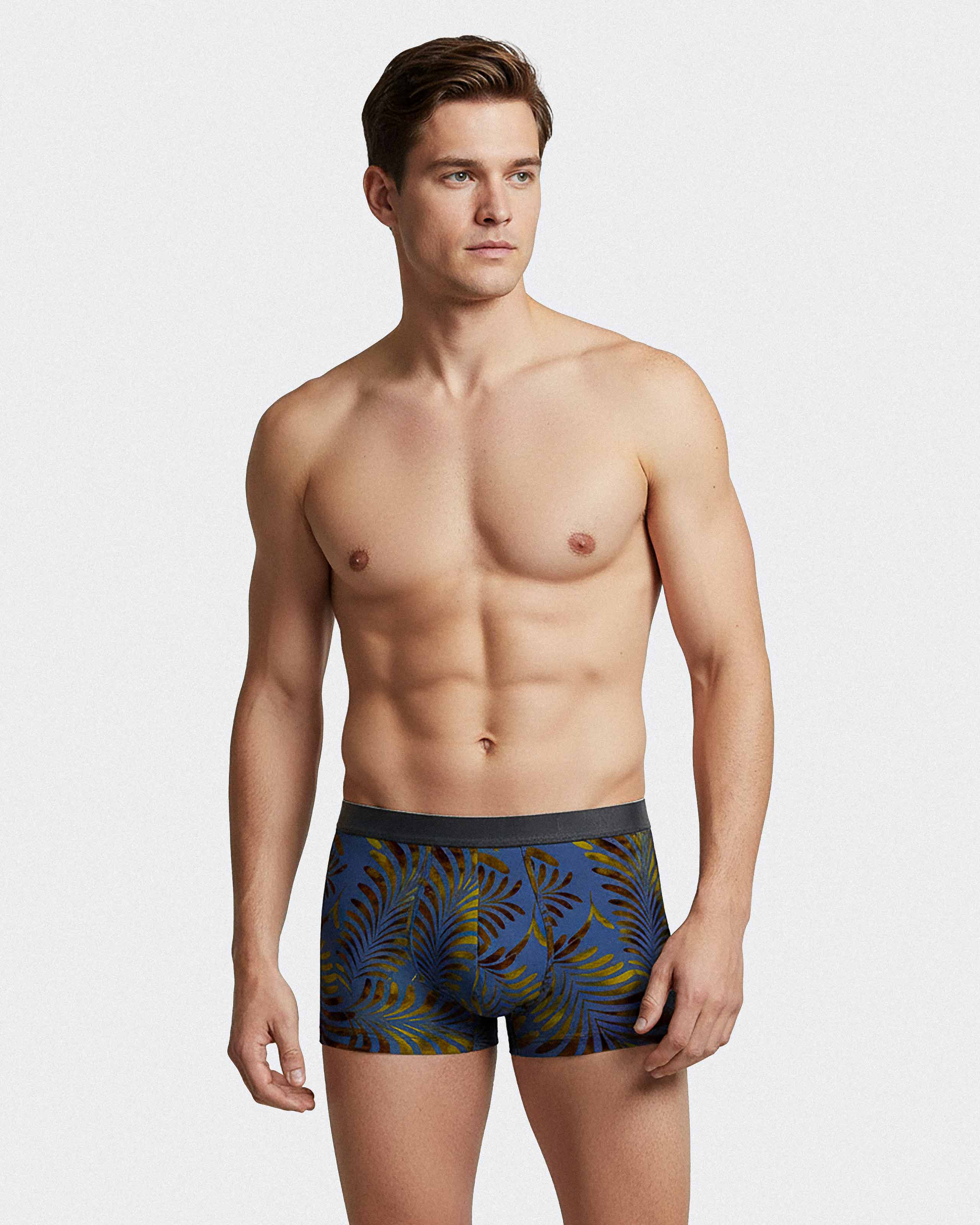 Herren‑Boxershorts mit Print aus Lyocell