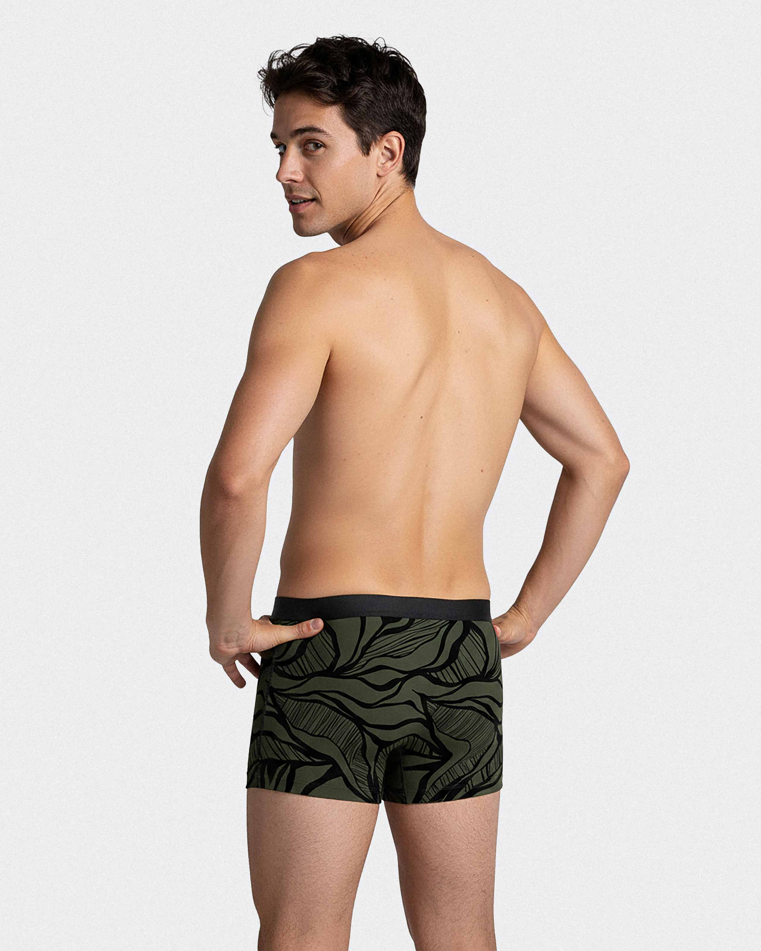 Pack of 2 men's boxers in Lyocell