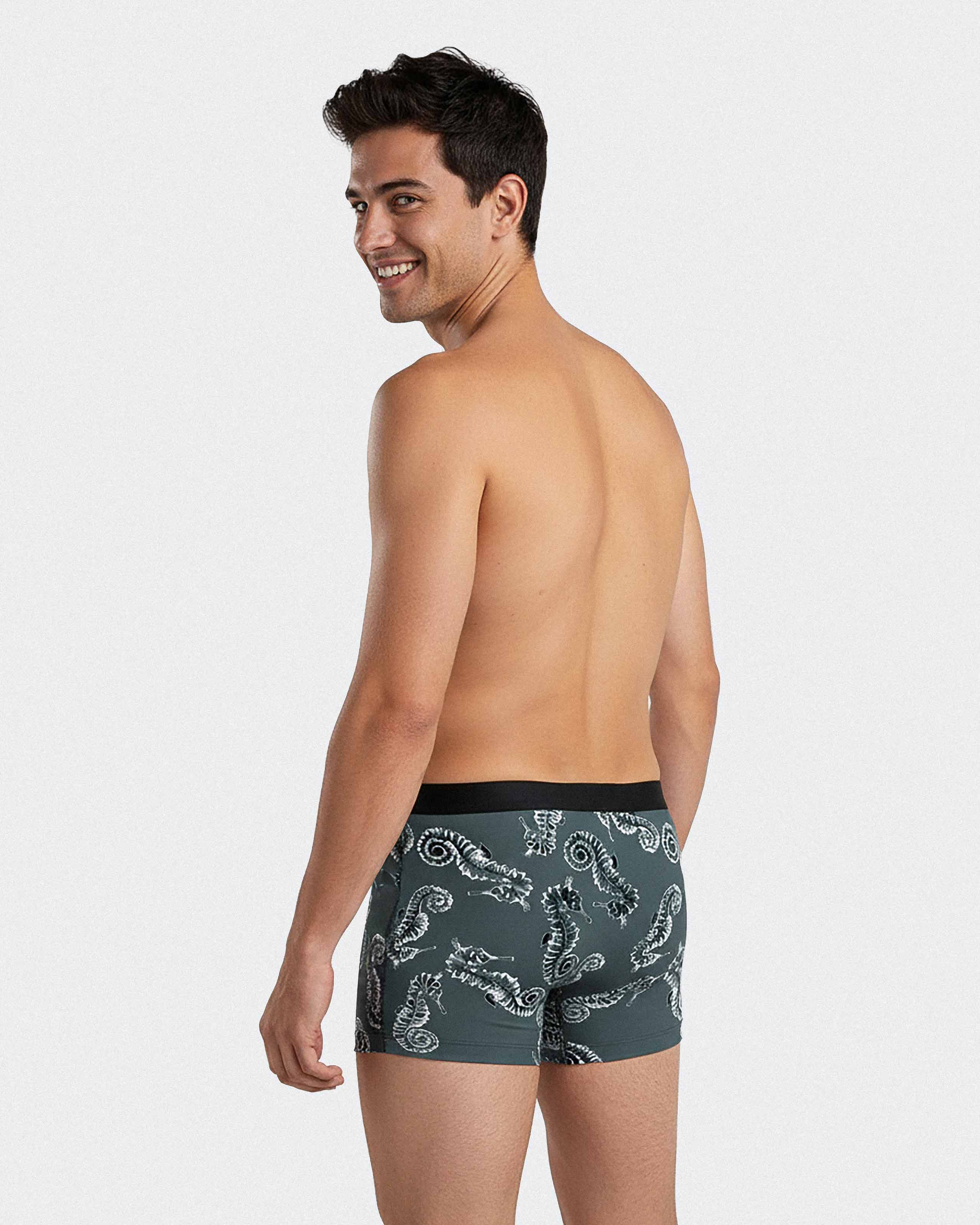 Pack of 2 men's boxers in Lyocell