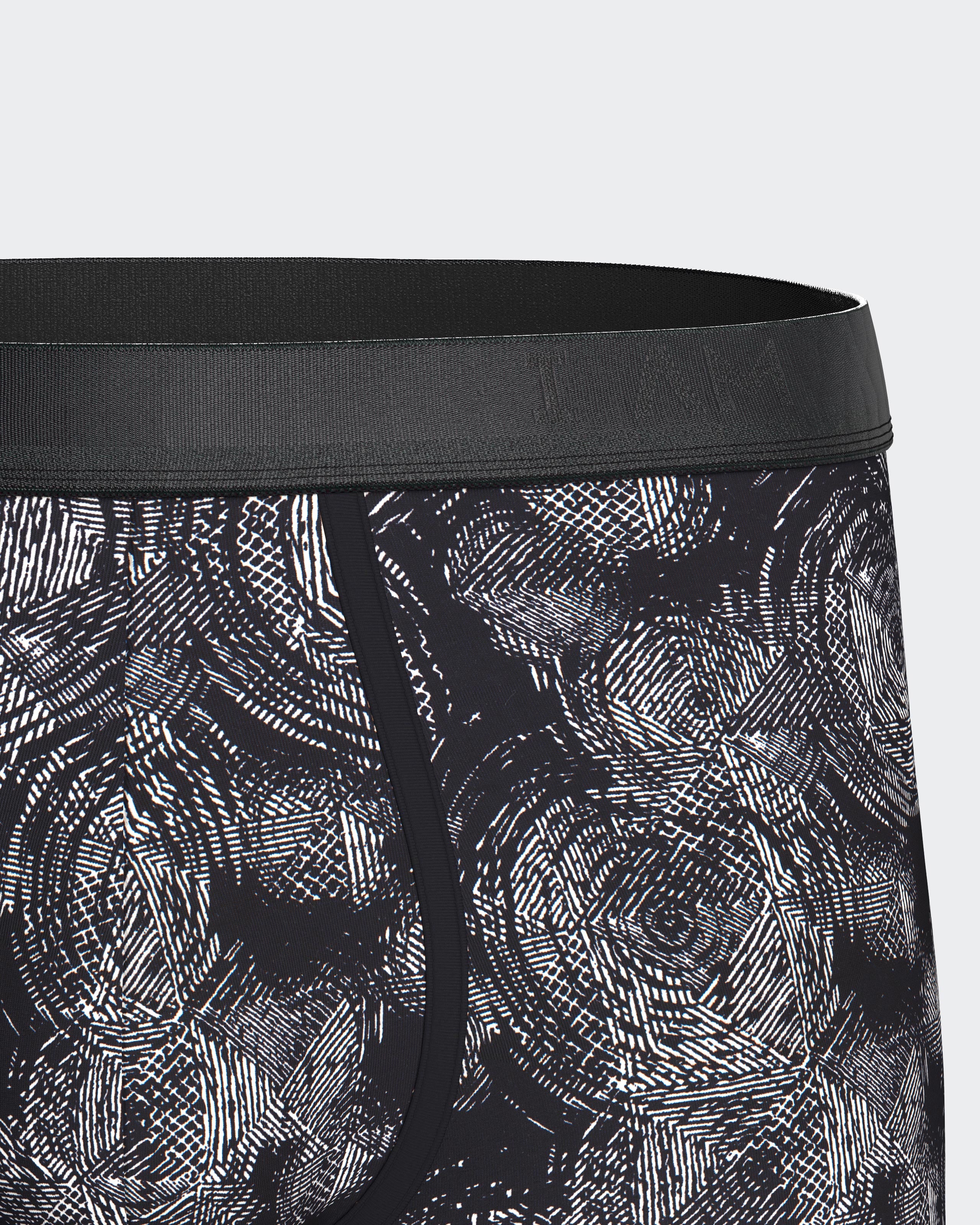Men's printed boxers in Lyocell