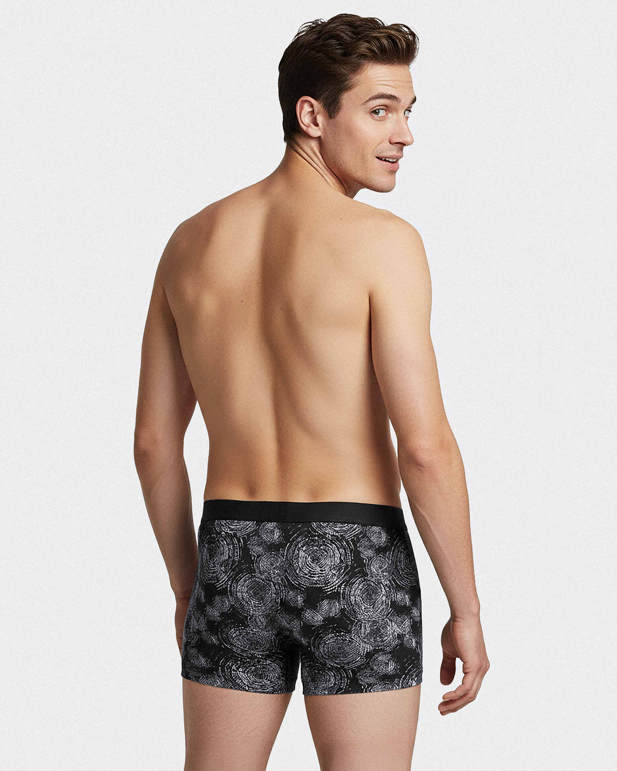 Men's printed boxers in Lyocell