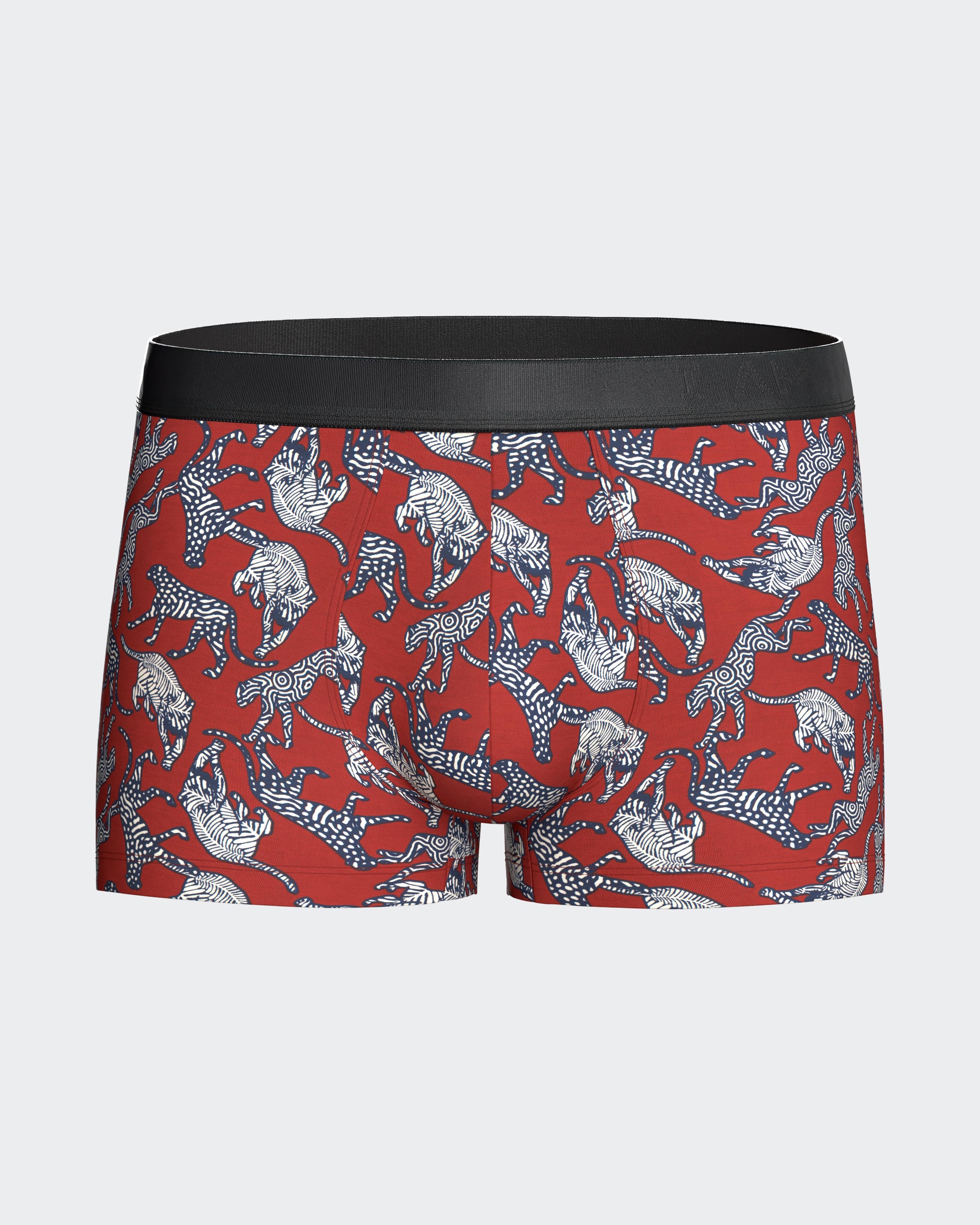Herren‑Boxershorts mit Print aus Lyocell