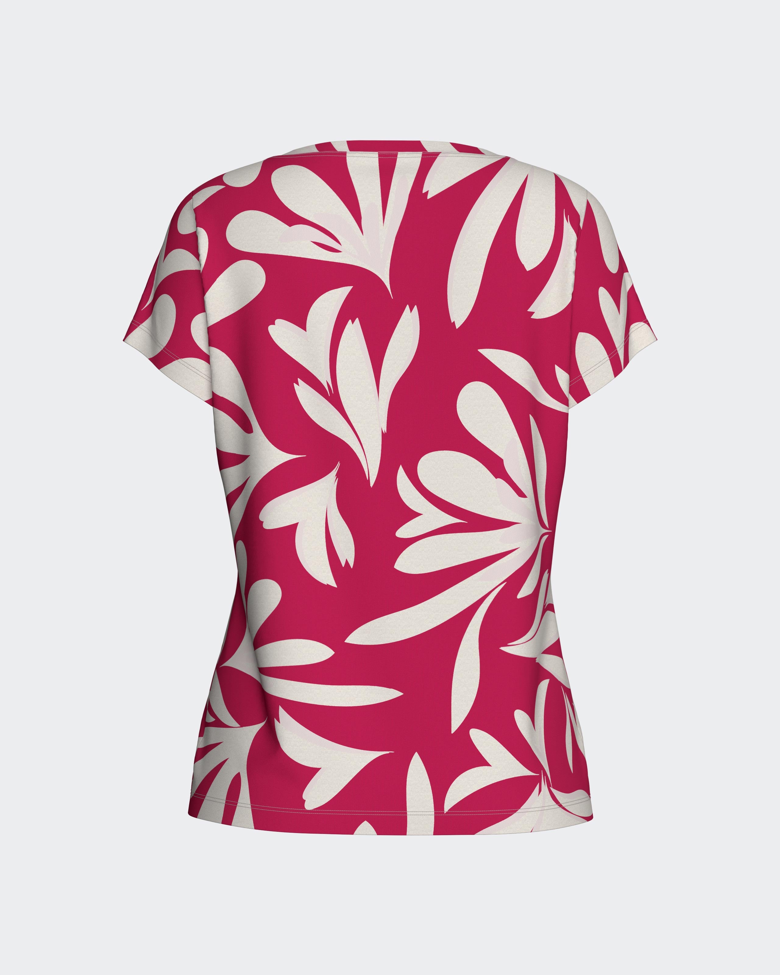 Pyjama court pour femme à imprié en Lyocell
