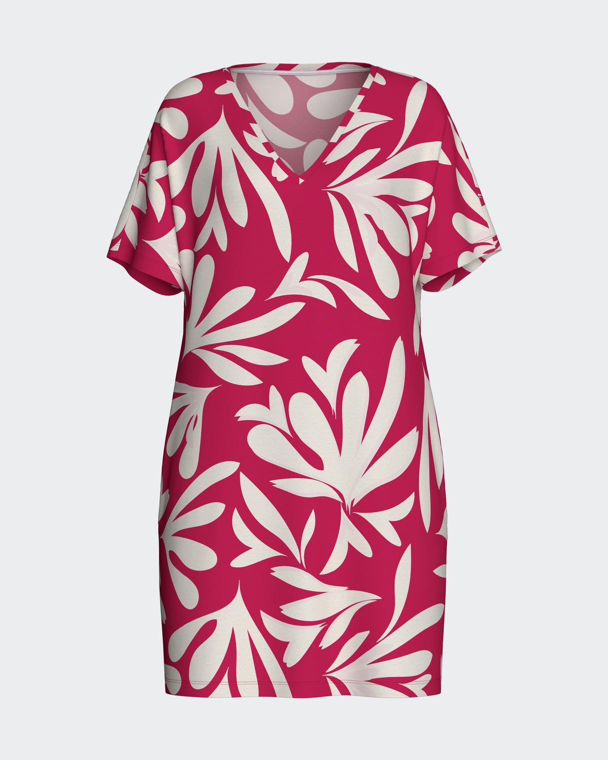 Nightdress with floral print in Lyocell