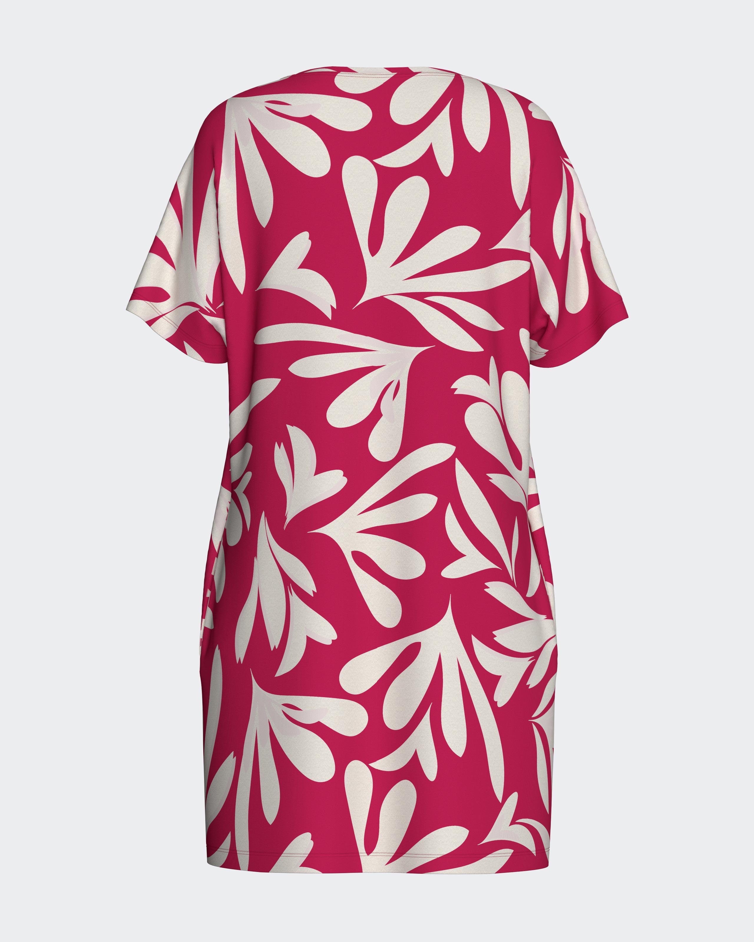 Camisa de dormir com estampado floral em Lyocell