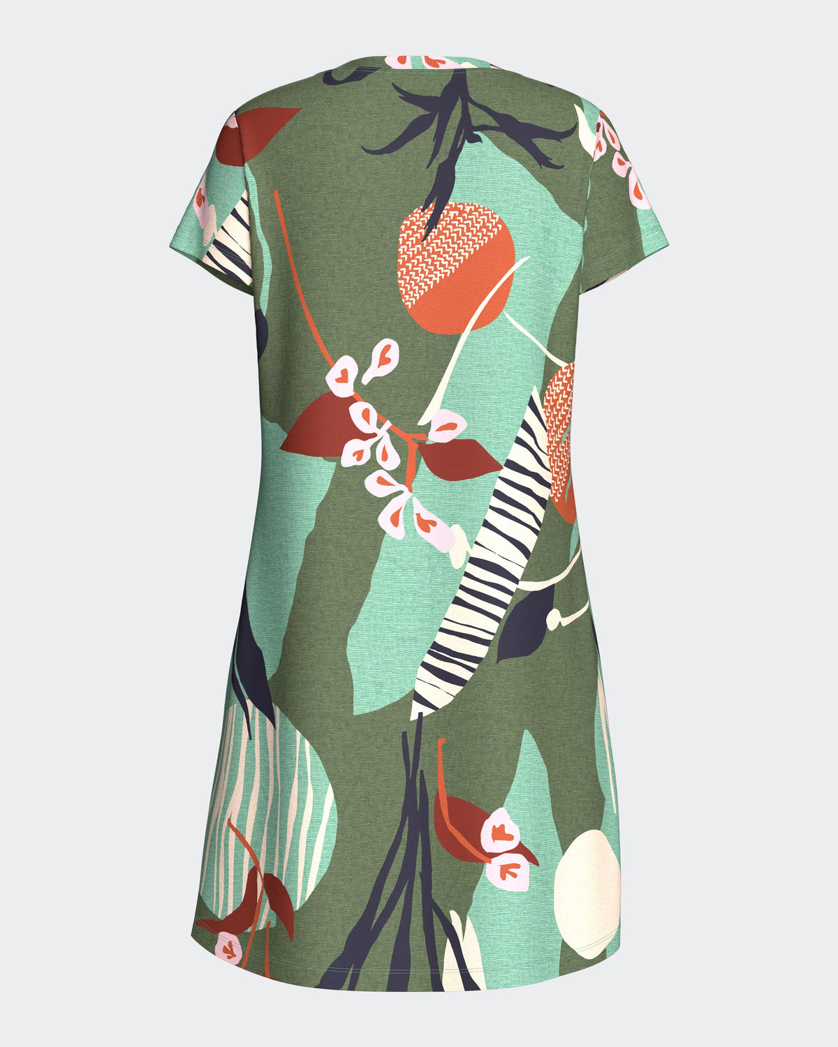 Nightdress with botanical print in Modal