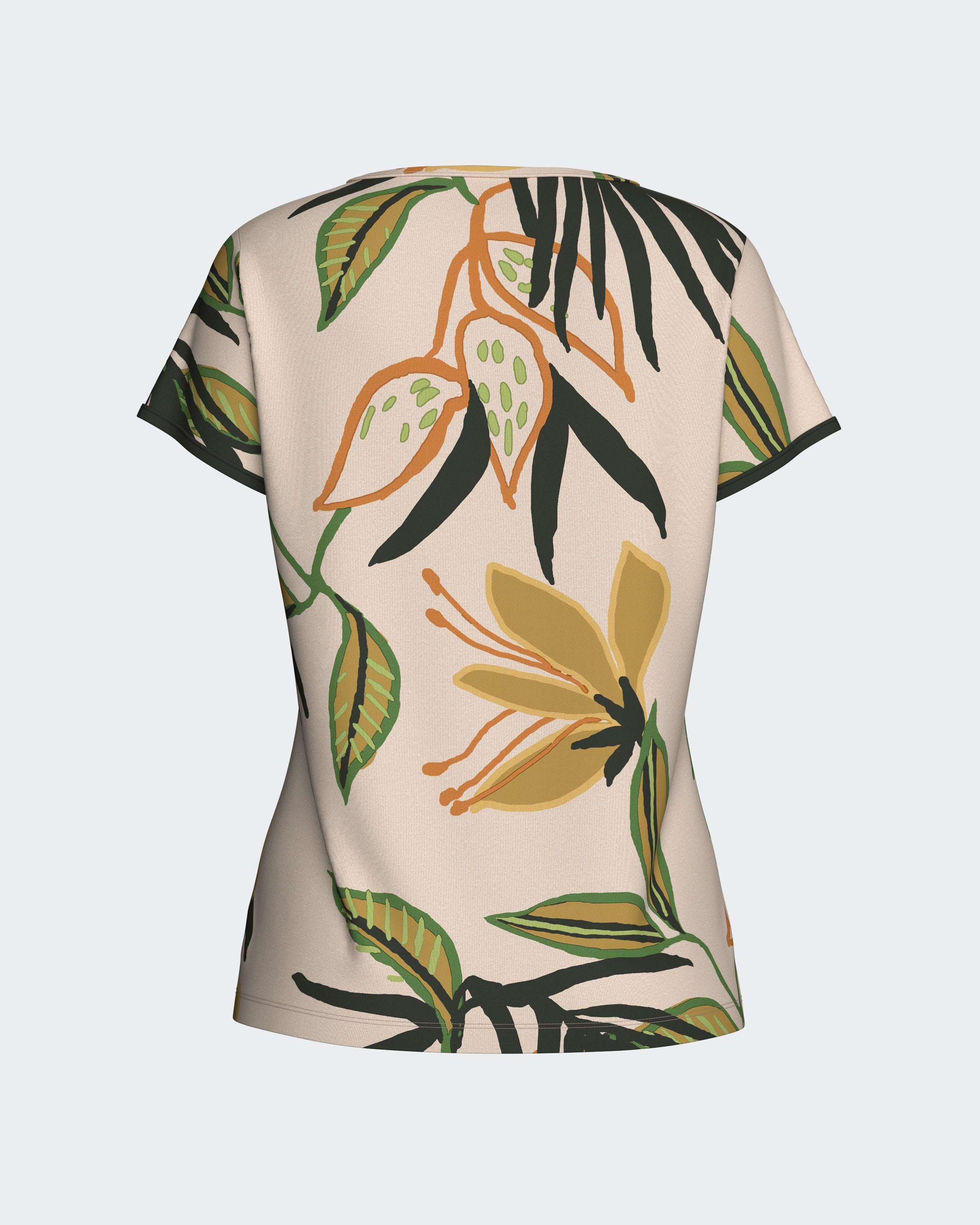 Women's printed short pyjamas in Lyocell