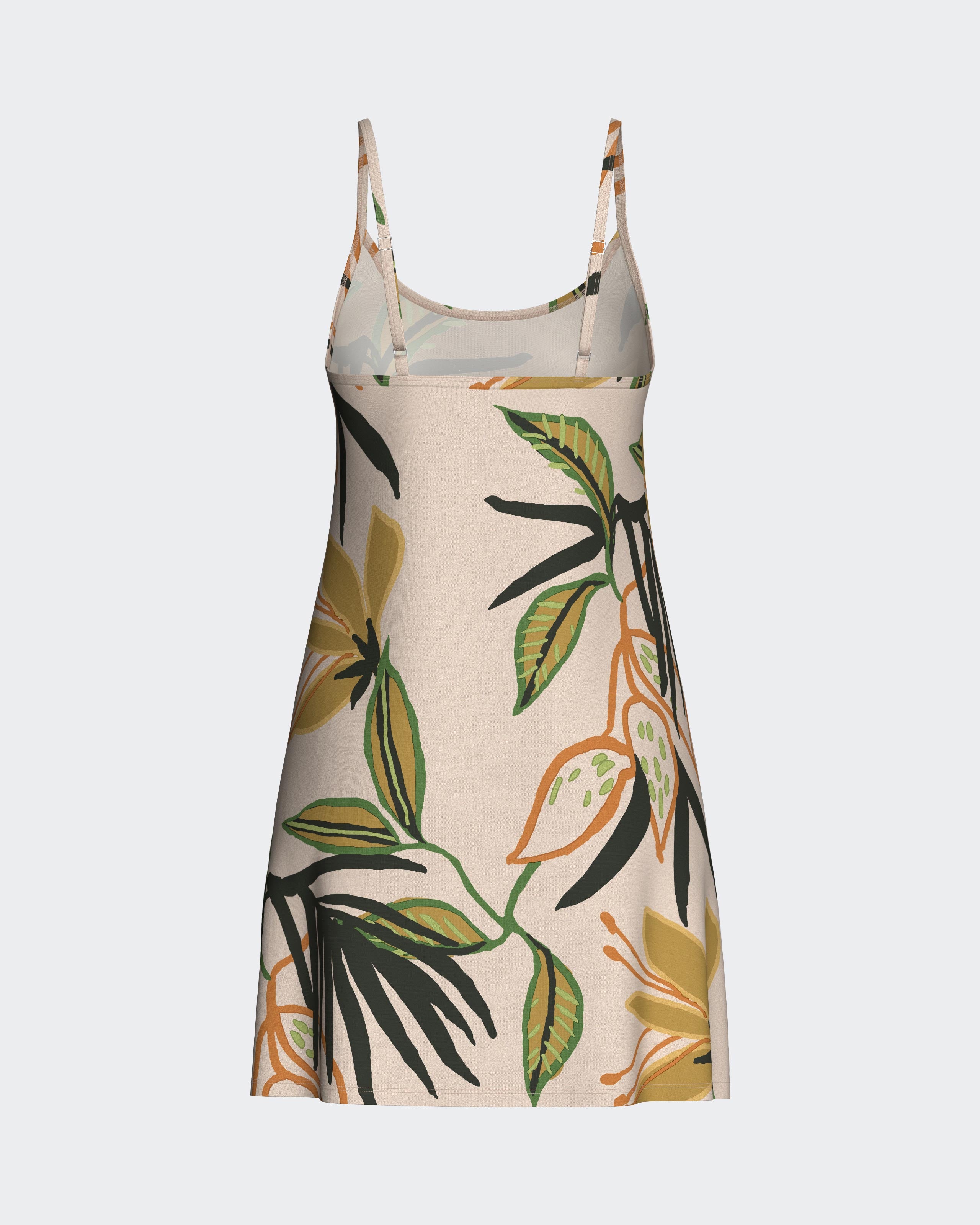 Chemise de nuit courte à imprimé en Lyocell