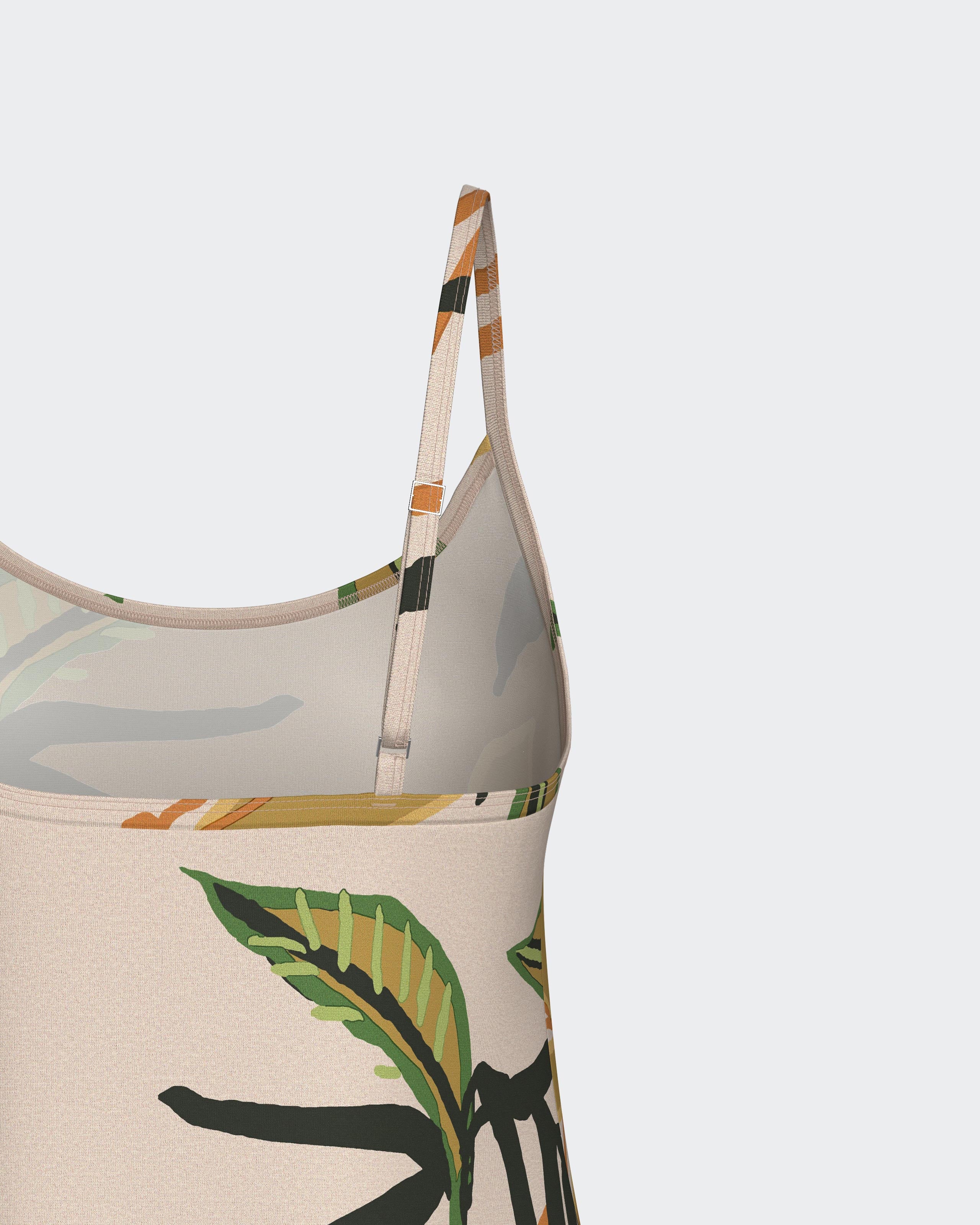 Short printed nightdress in Lyocell