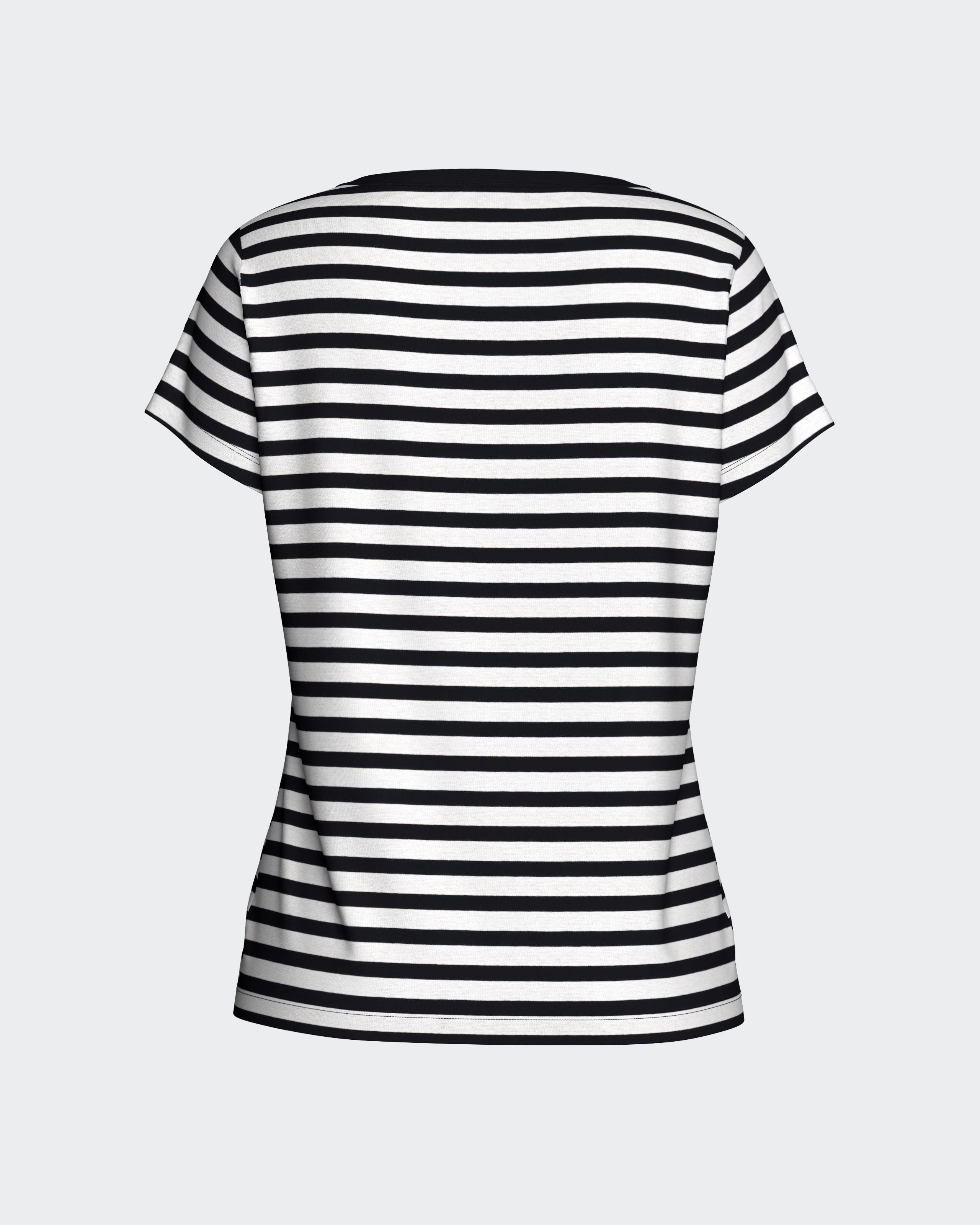 Women's striped cotton pyjamas