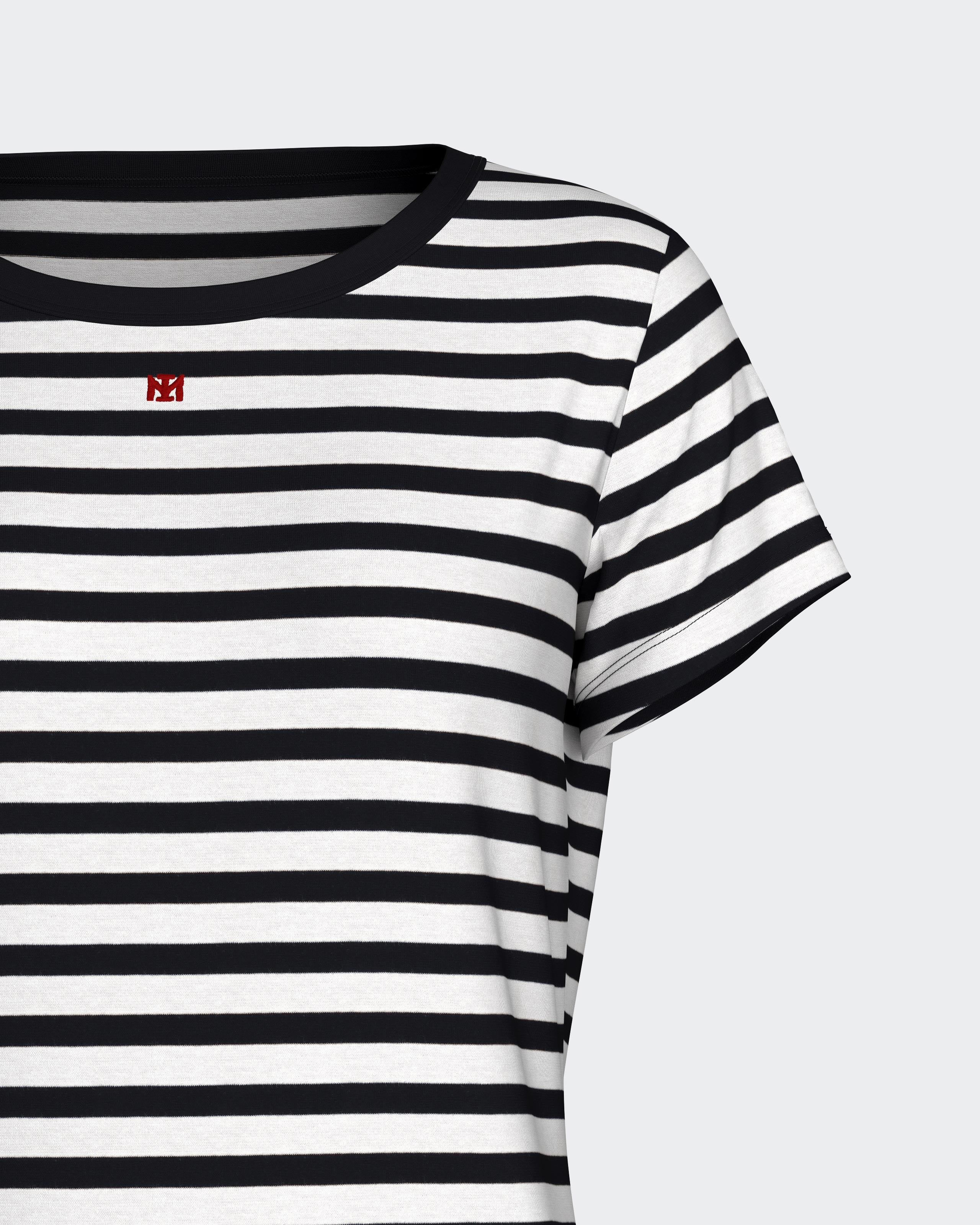 Pyjama pour femme à rayures en Coton