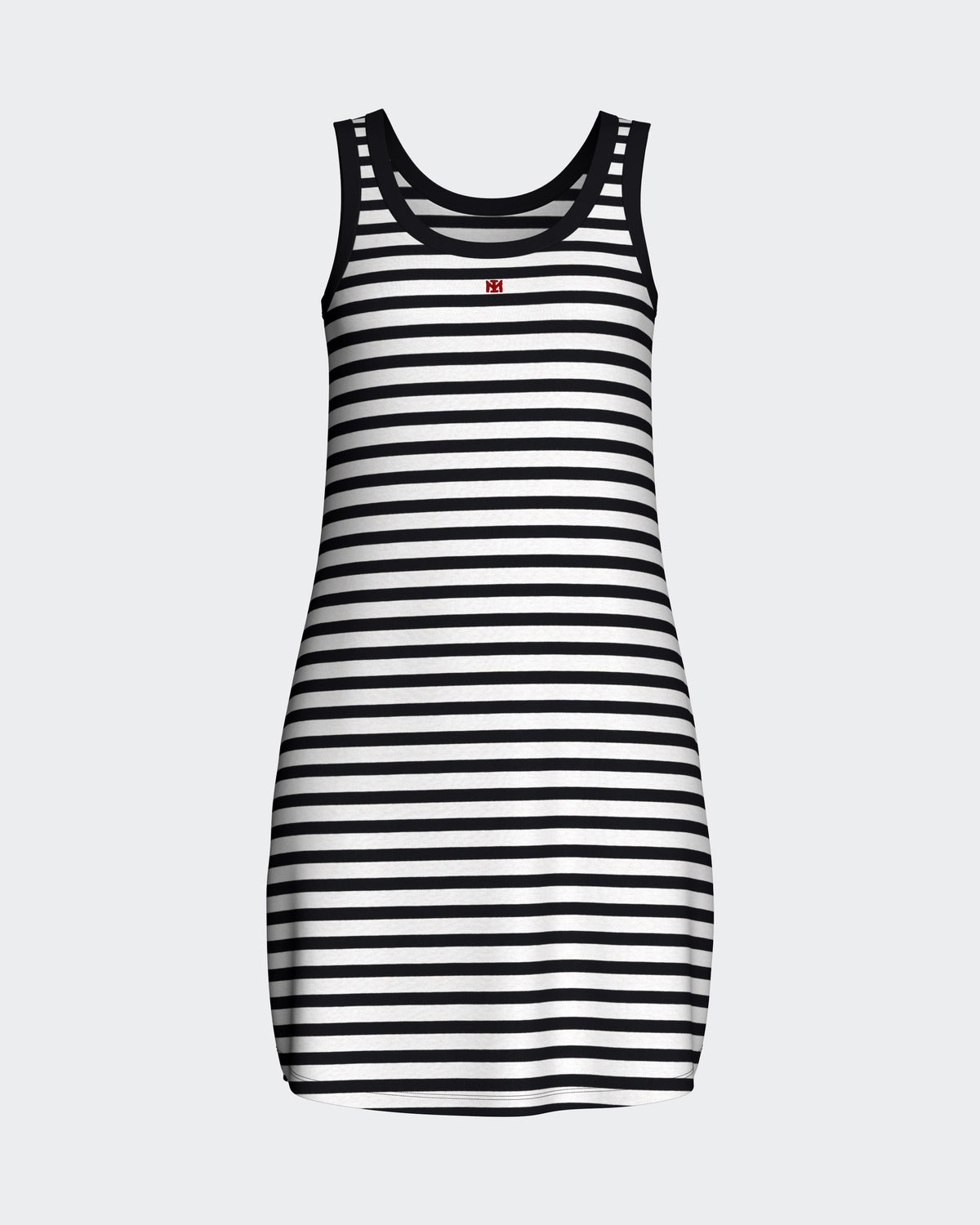 Striped cotton nightdress