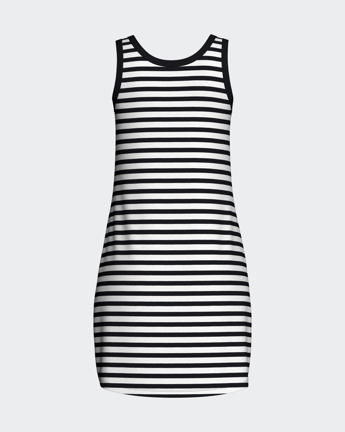 Striped cotton nightdress