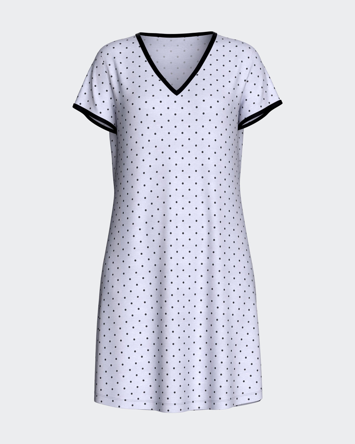 Polka dot nightdress in Modal